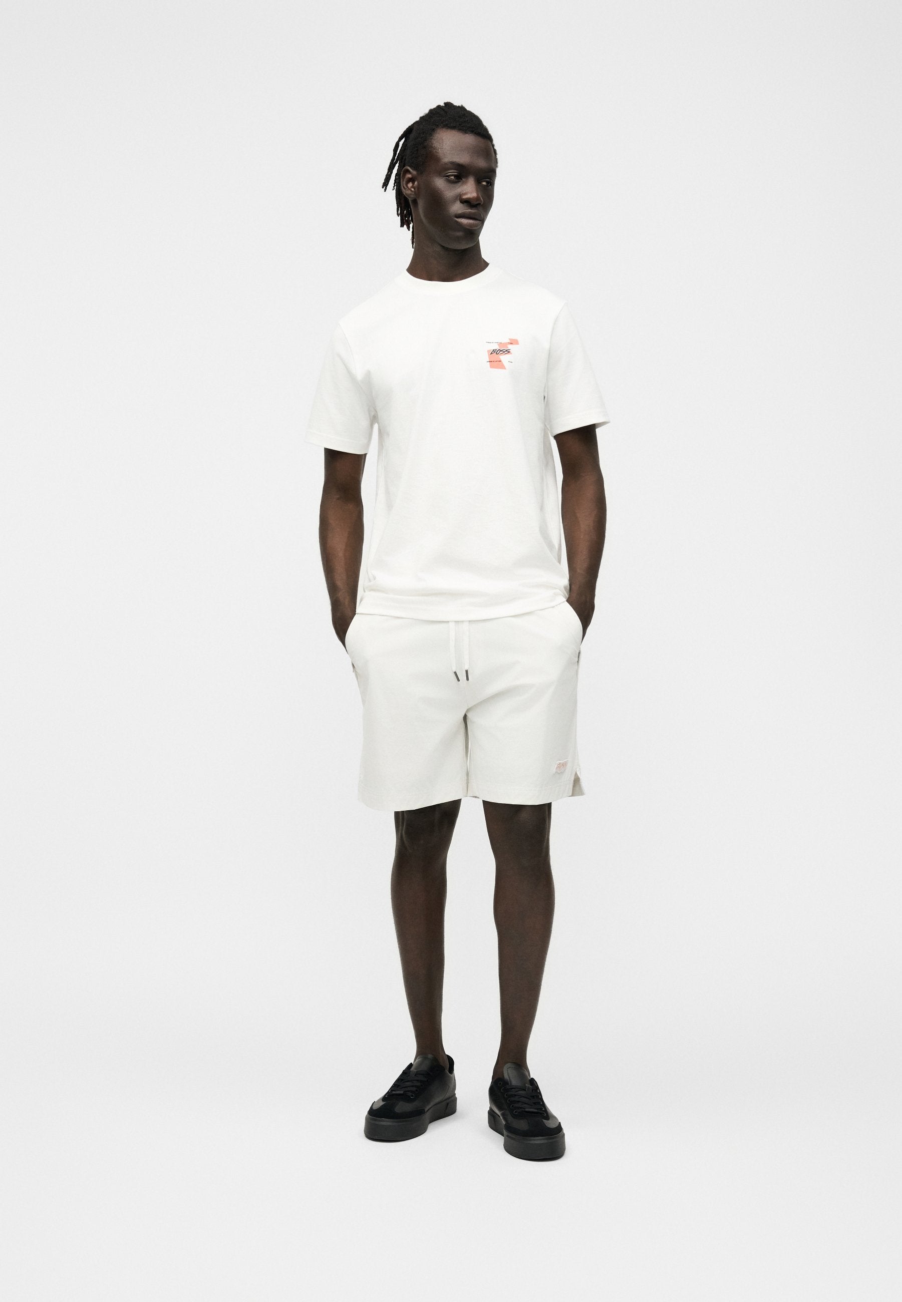 Print T-shirt - natural