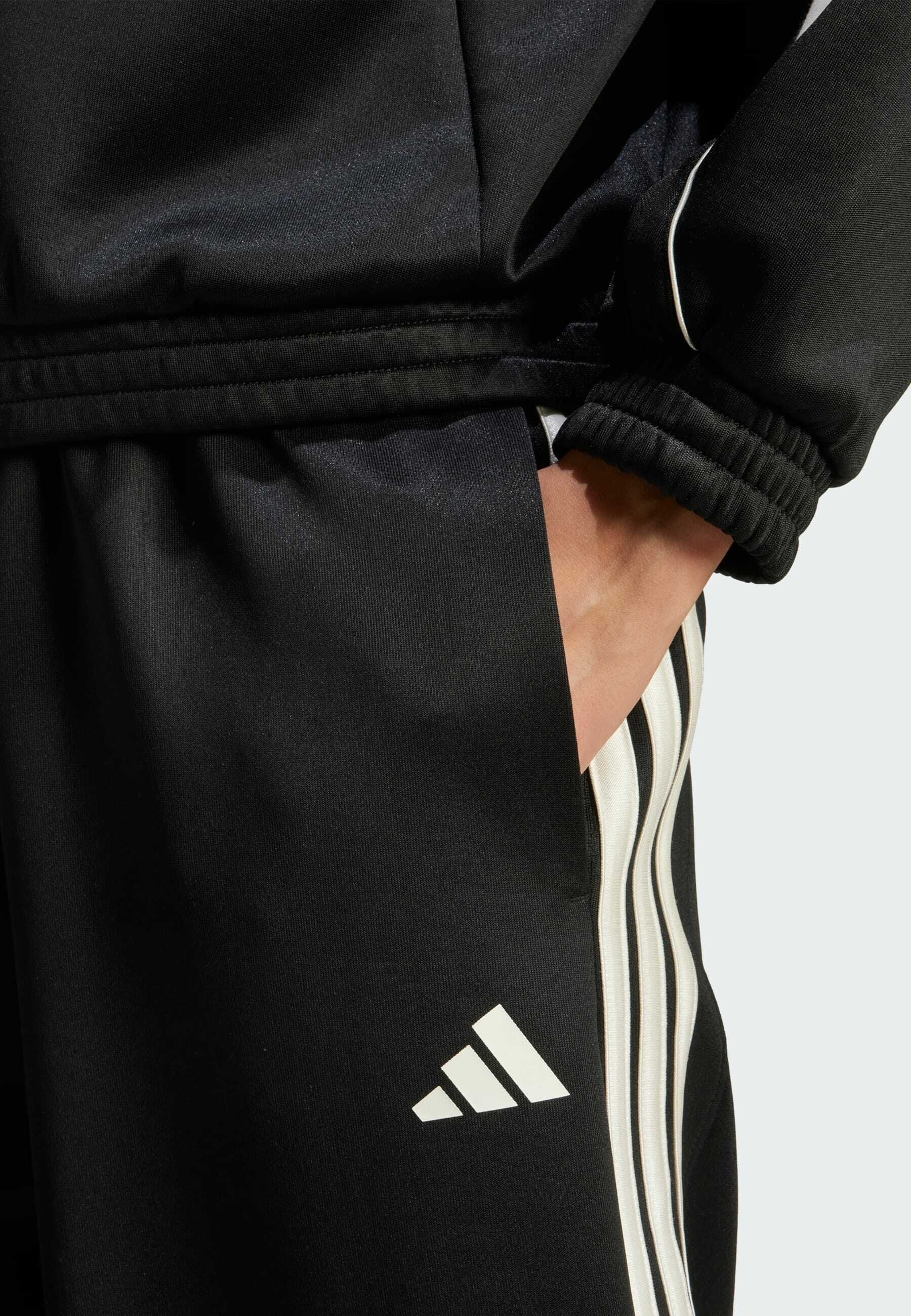 W STADIUM TP - Tracksuit bottoms - black white
