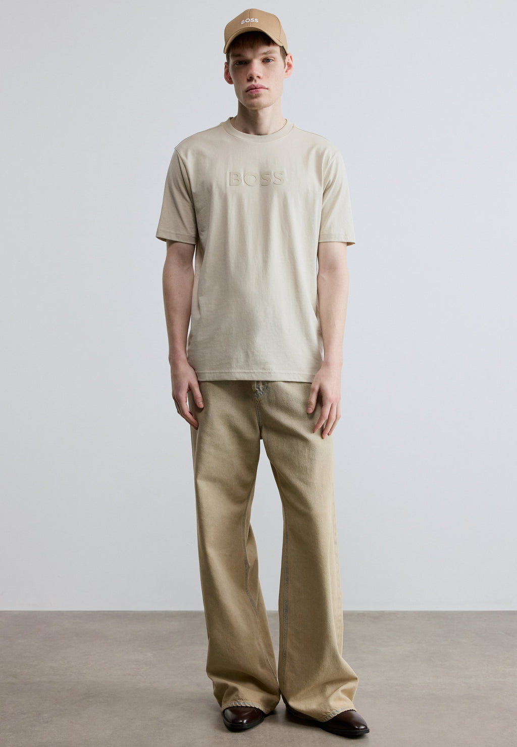 LOGO - Basic T-shirt - light beige