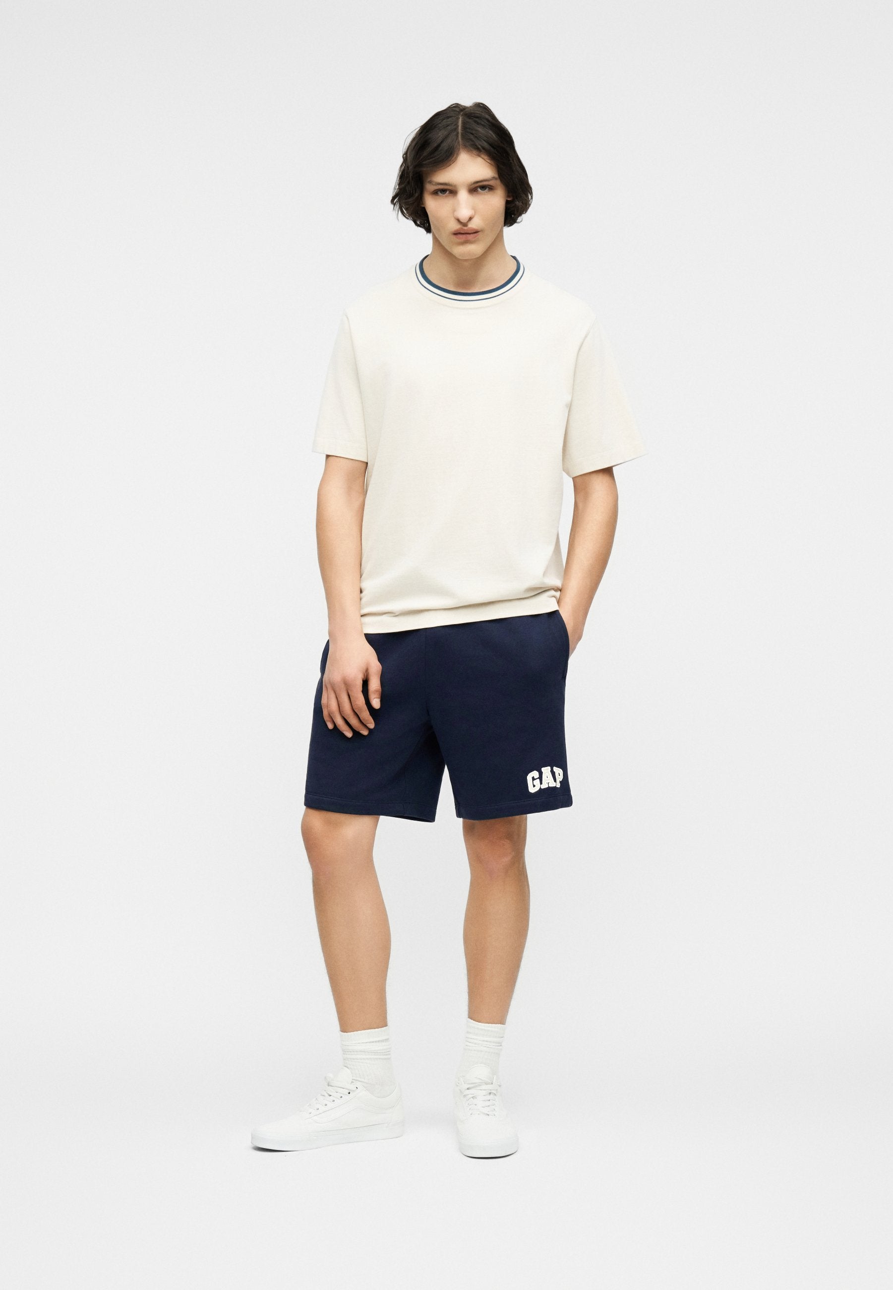 HERITAGE LOGO - Tracksuit bottoms - tapestry navy