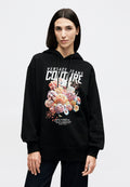 SEA LIFE STRASS - Hoodie - black