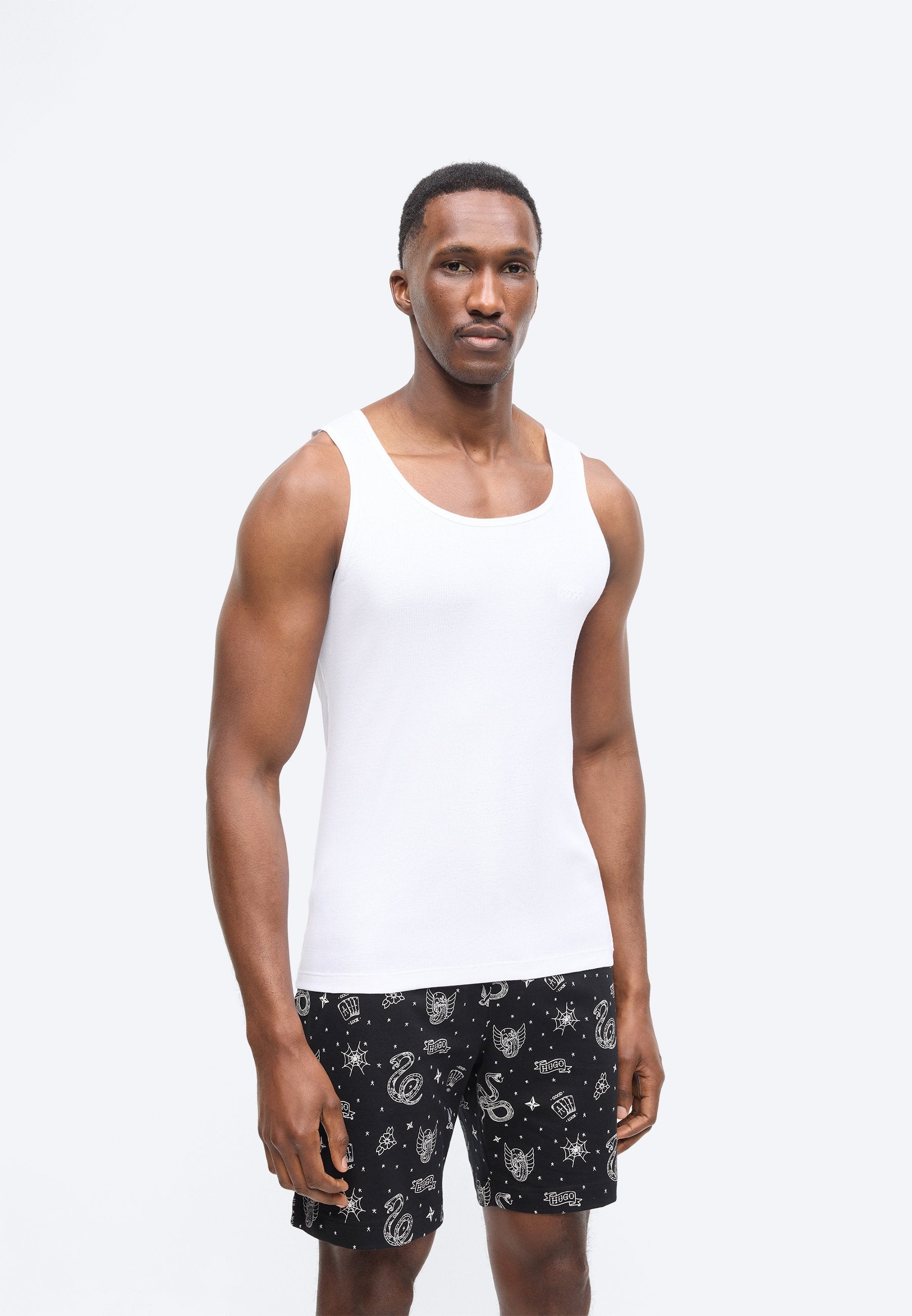 3 PACK - Undershirt - black/grey/white