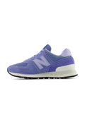 W574 - Baskets - bleu indigo / blanc nb