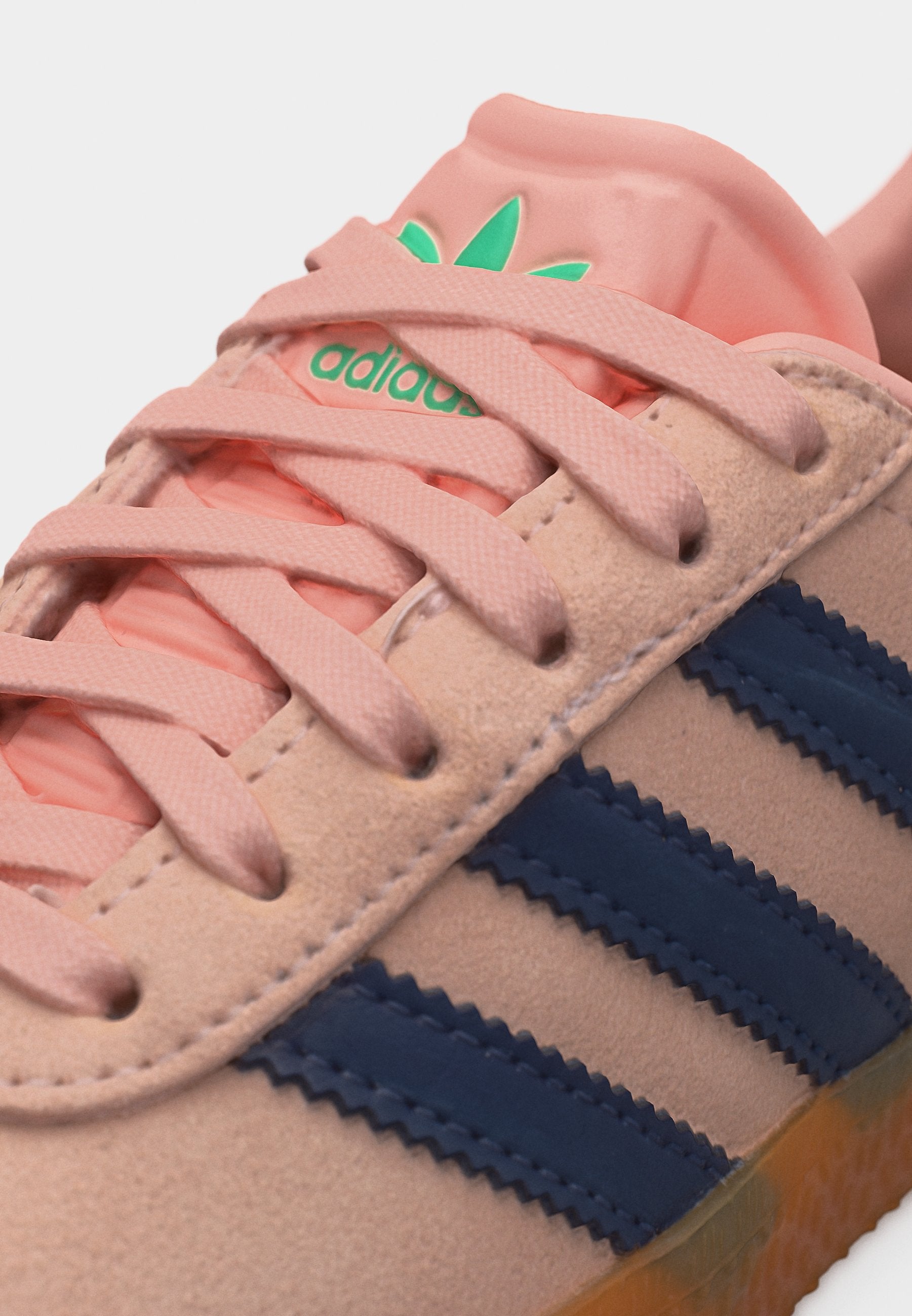 GAZELLE UNISEX - Baskets basses - blush pink/night indigo/hi res green
