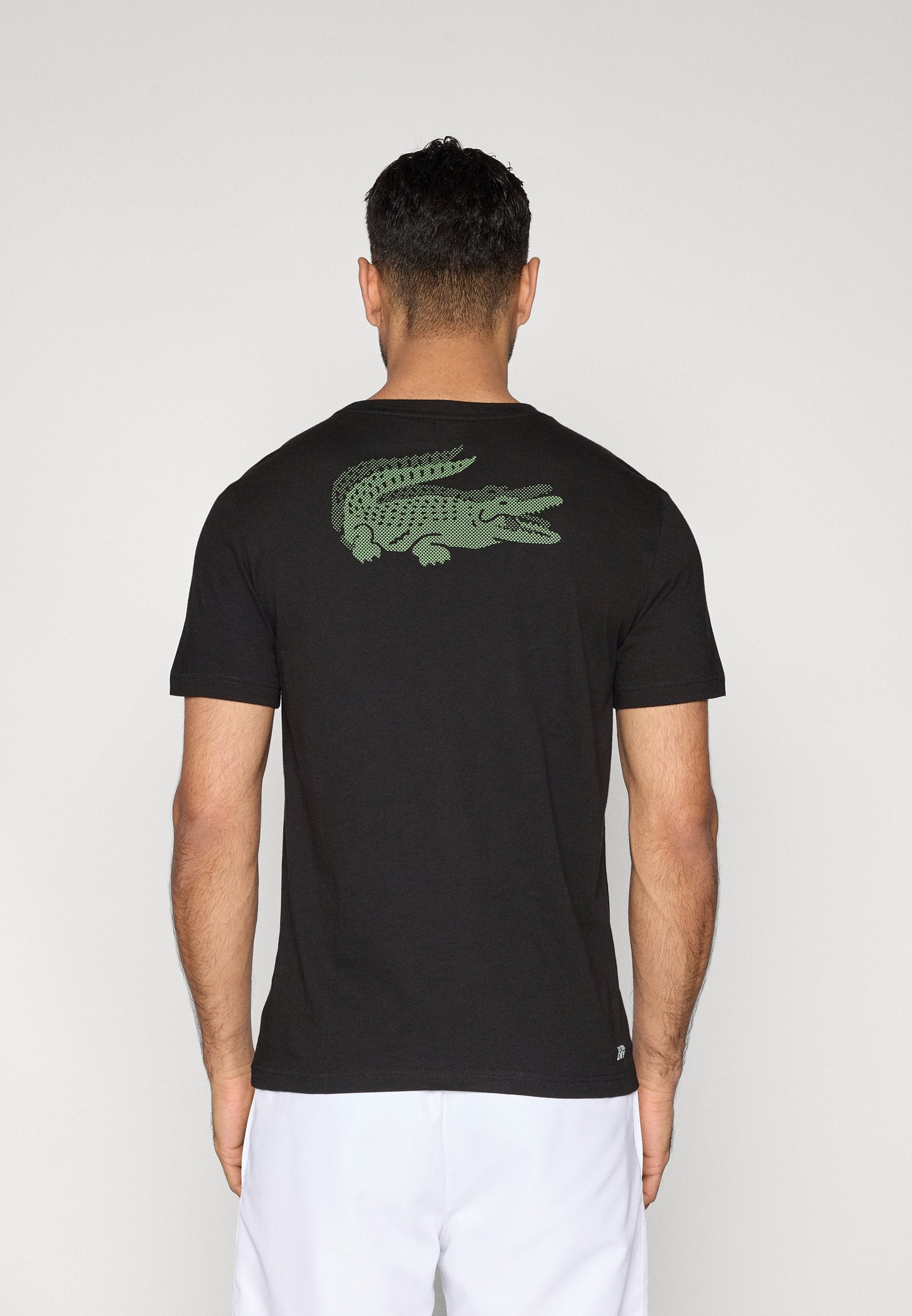 DOUBLE CROC - T-shirt de sport - noir/mâche