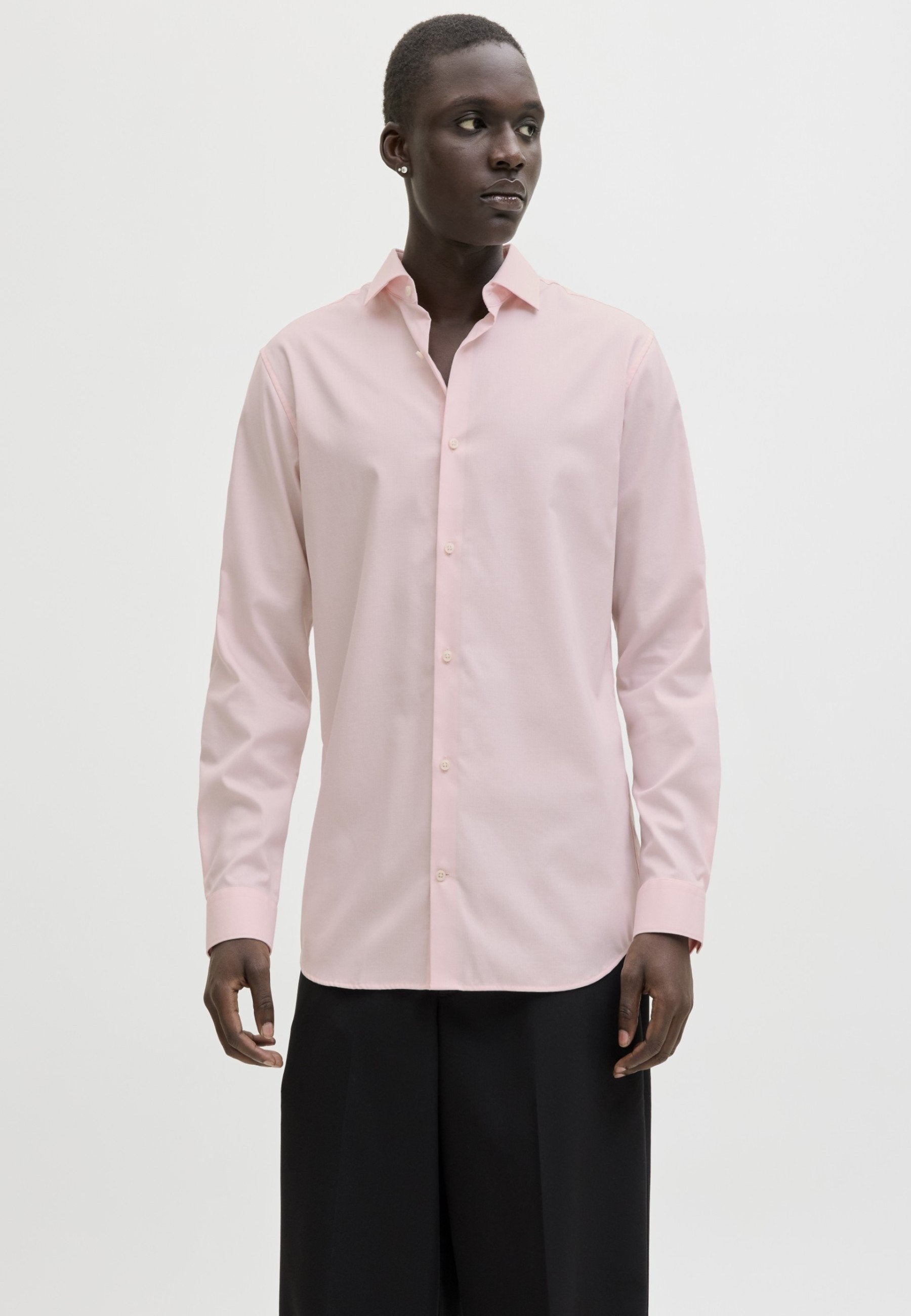 JPRBLAPARKER SHIRT L/S NOOS - Formal shirt - impatiens pink fit slim fit