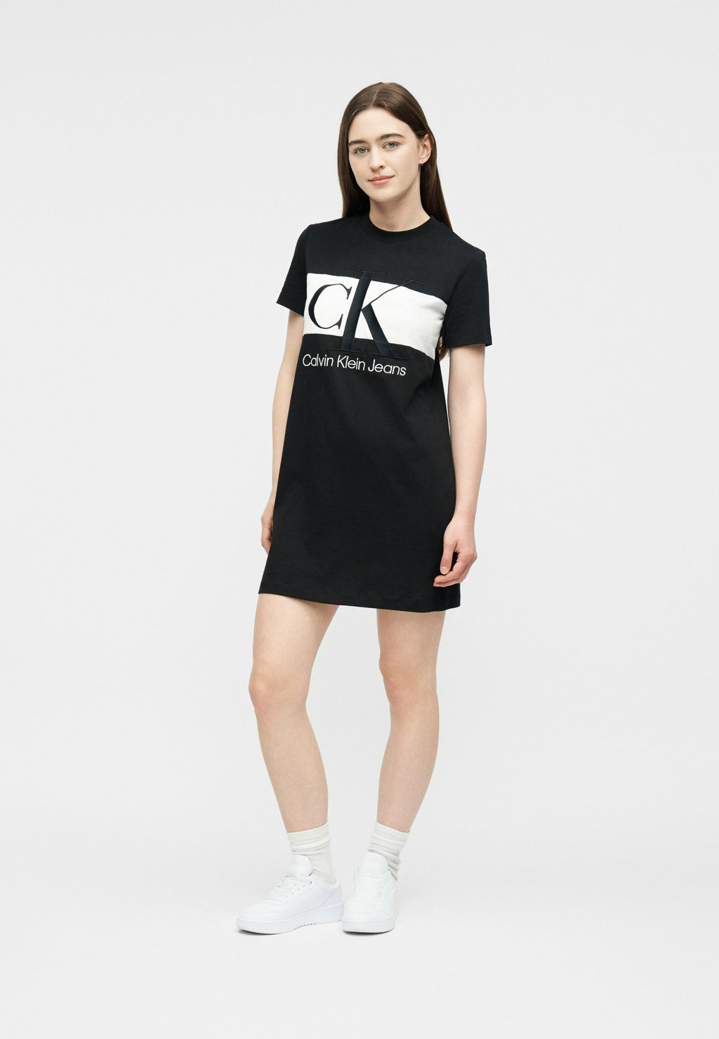BLOCKING - T-Shirt Dress - black
