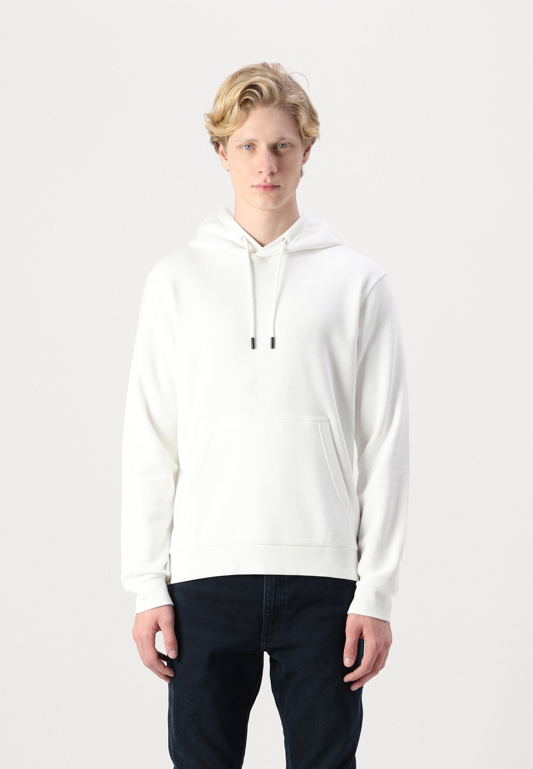 Plain - Hoodie - cloud dancer