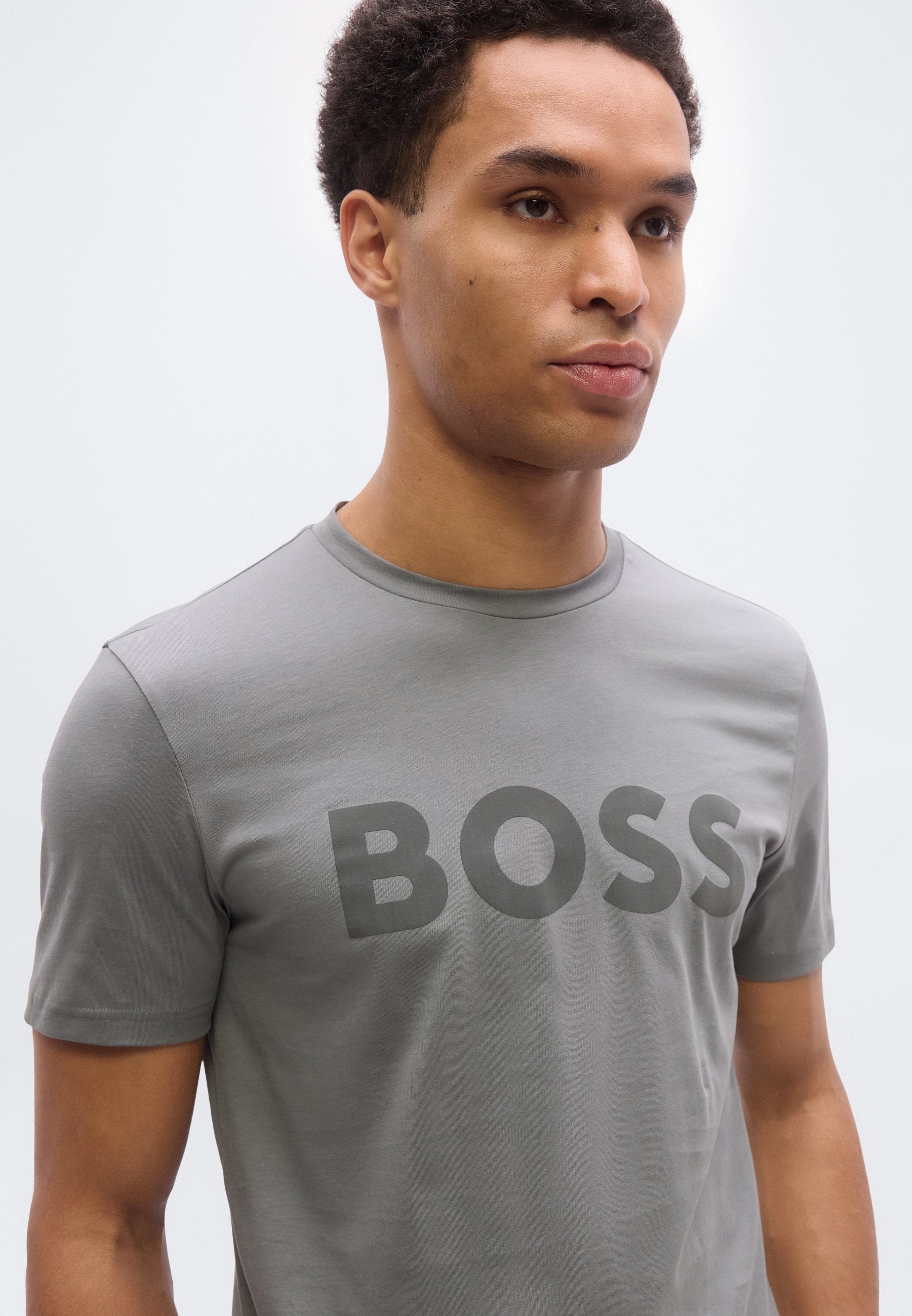THINKING - Print T-shirt - open grey
