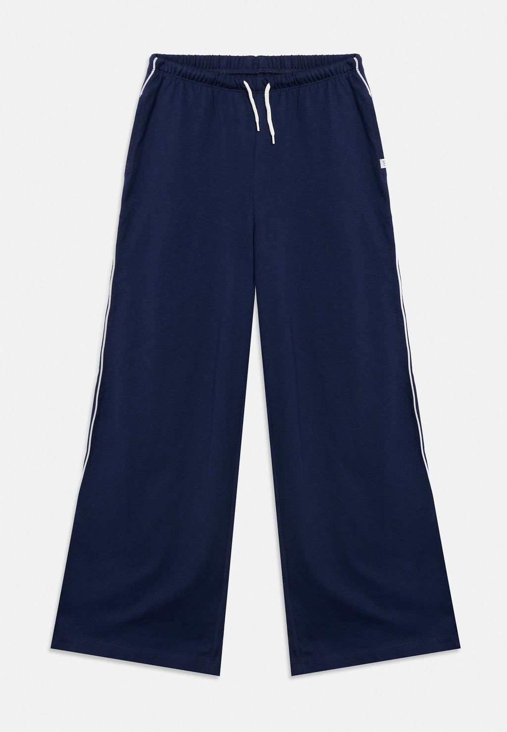 VARSITY WIDE LEG - Tracksuit bottoms - military blue