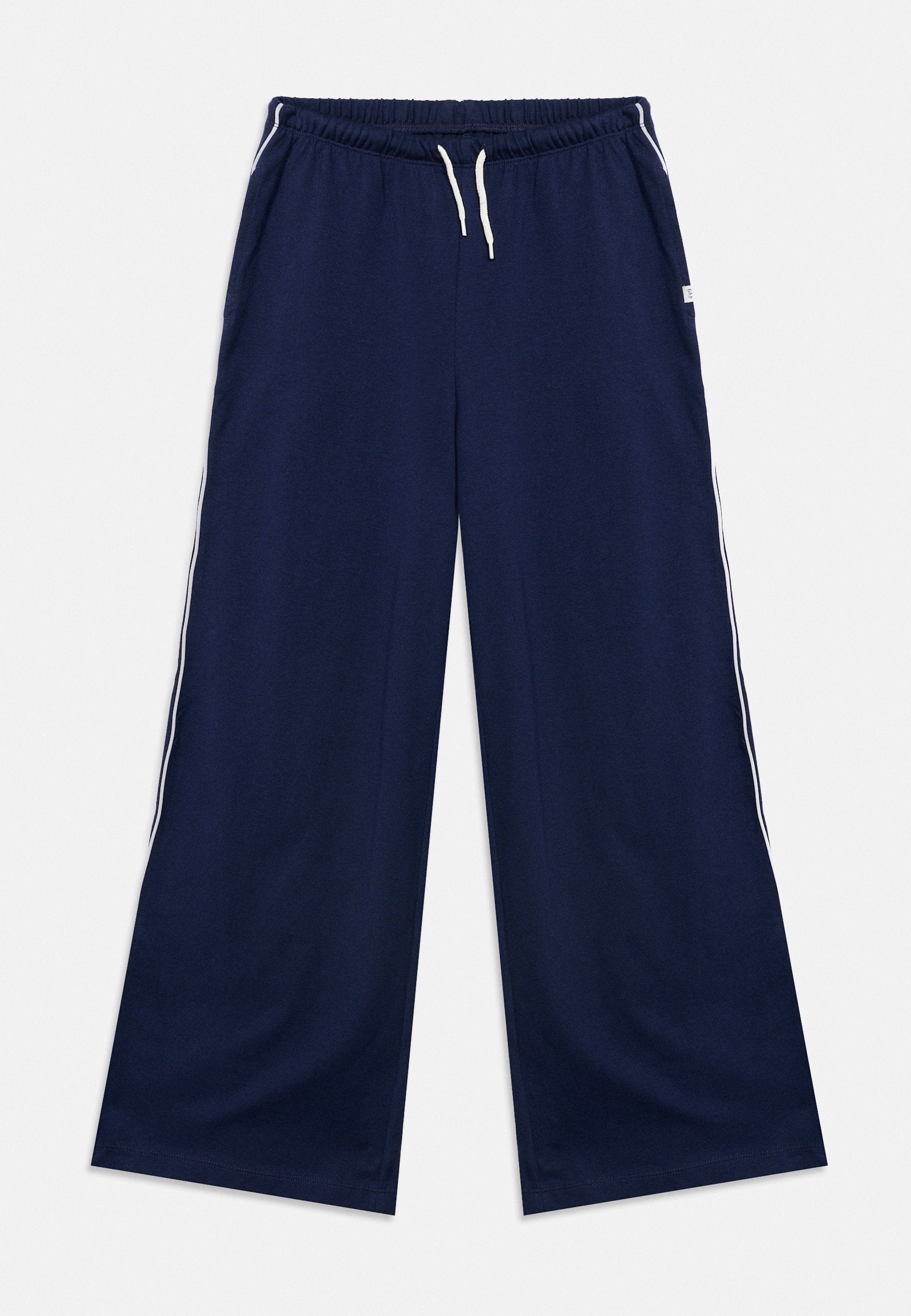 VARSITY WIDE LEG - Tracksuit bottoms - military blue