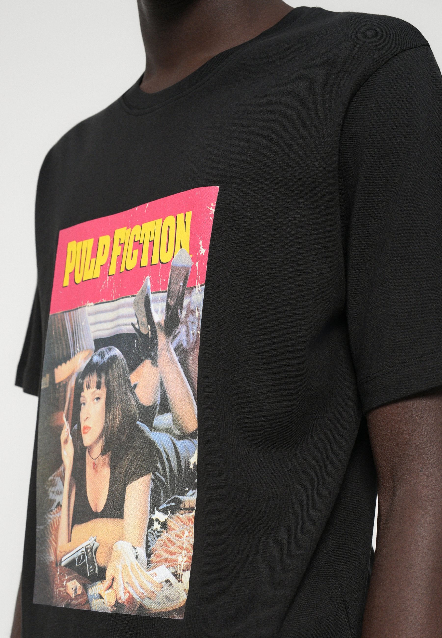 JORPULP FICTION TEE CREW NECK - Print T-shirt - black