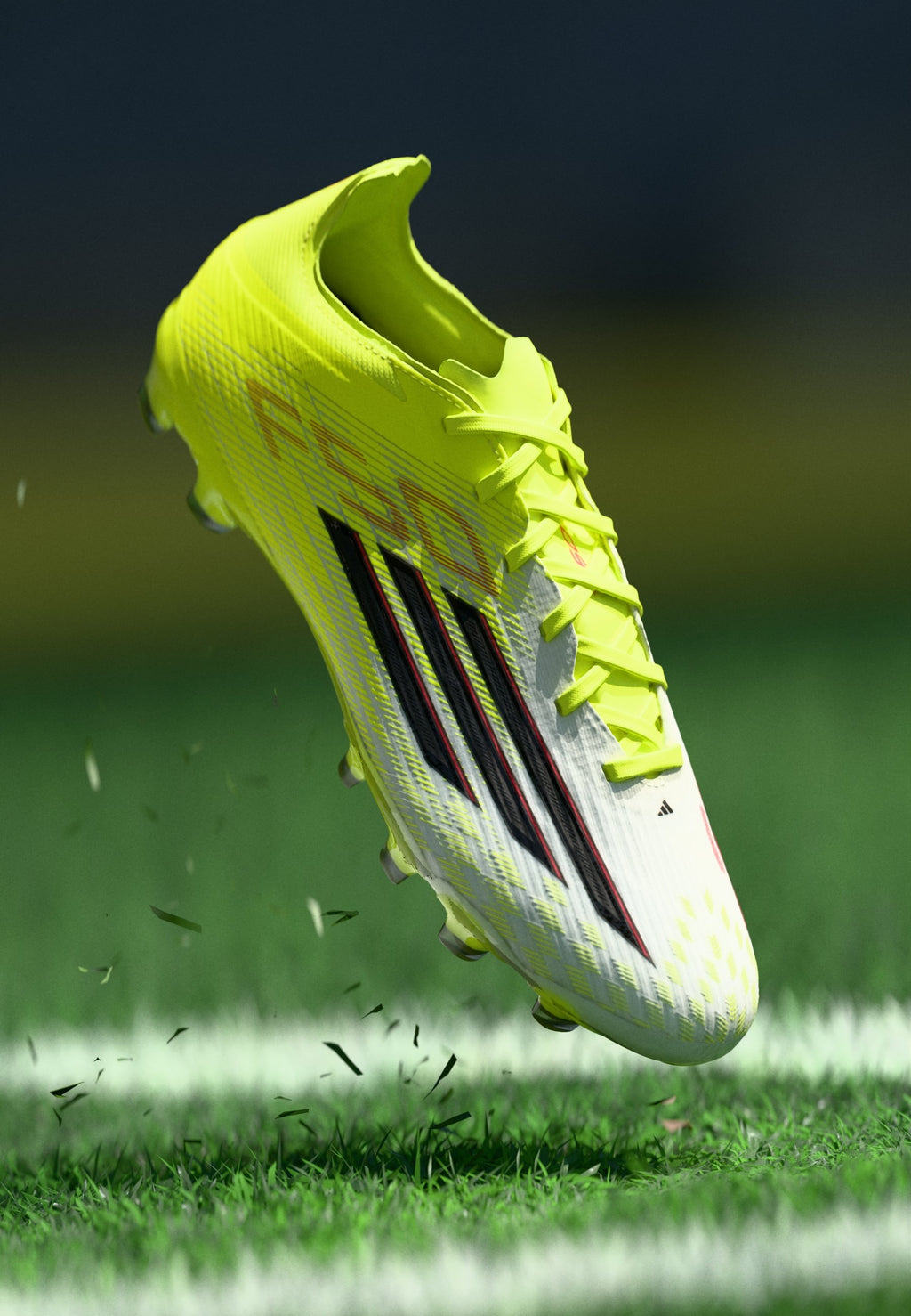 F50 PRO ÇOKLU ZEMİN UNISEX - Futbol kramponu suni çim - takım güneş sarısı 2/çekirdek siyah/berra_kırmızı