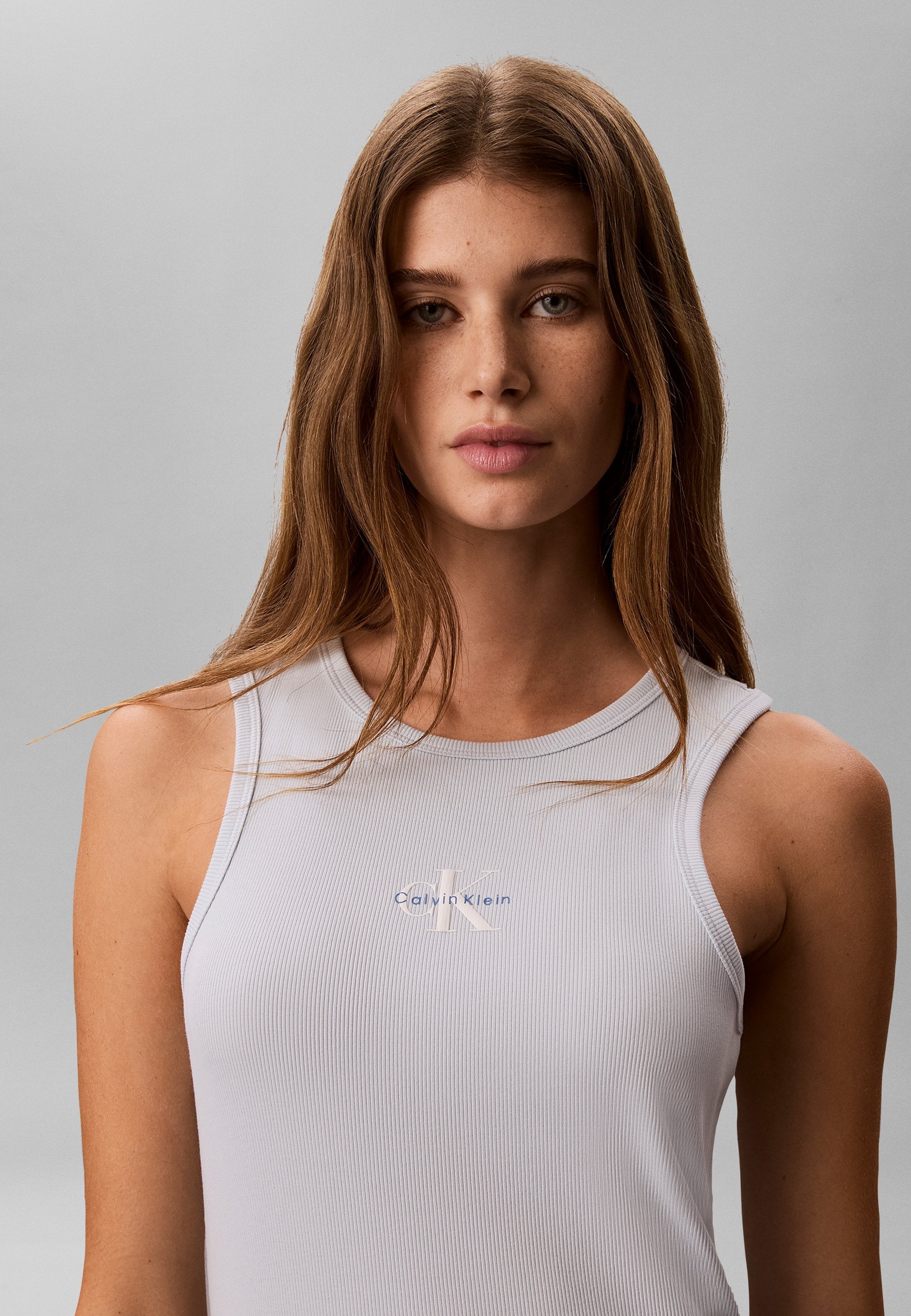 MONOLOGO BABY TANK MIDI - Robe en jersey - plein air