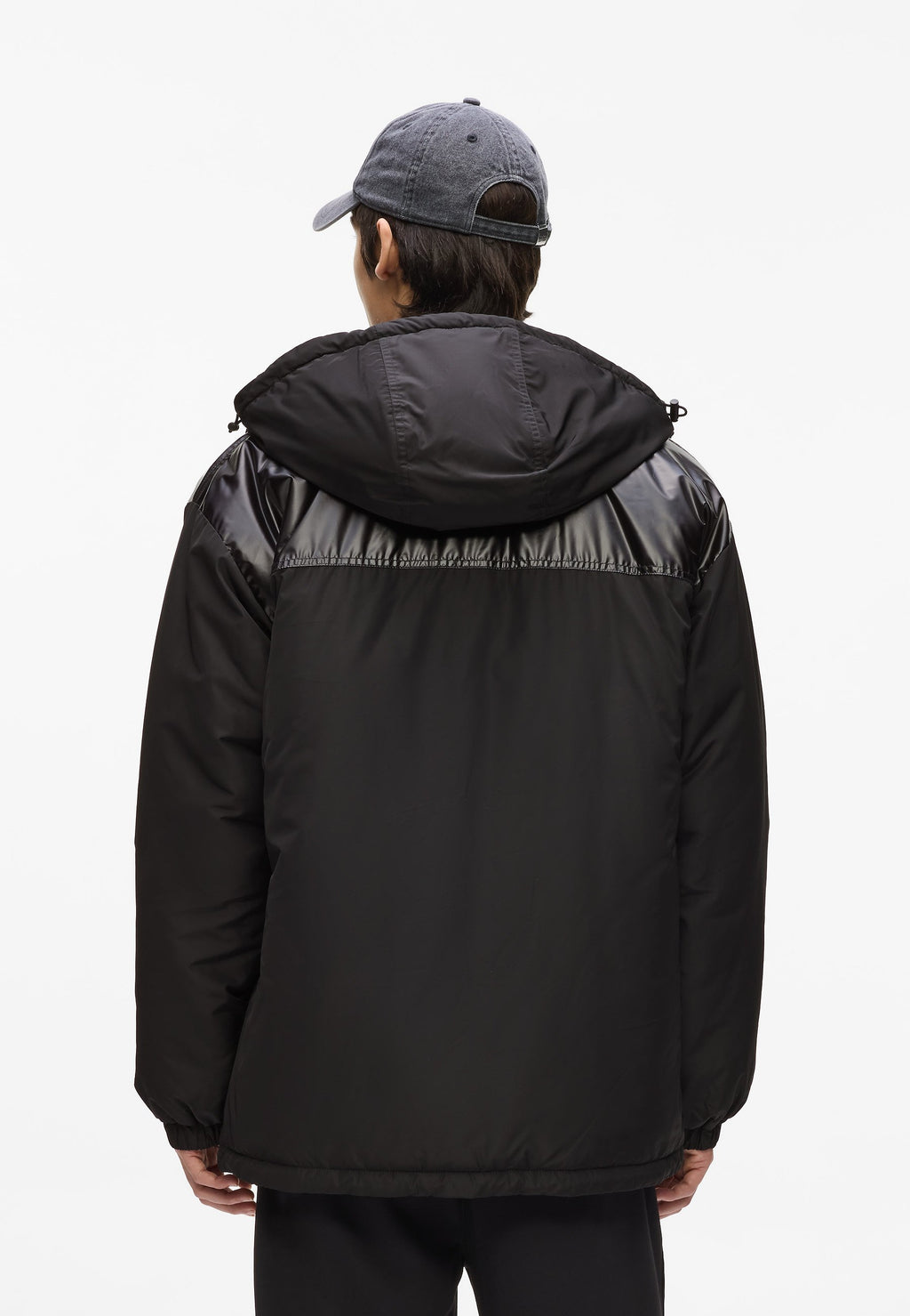 MIXED UTILITY - Light jacket - black-shiny black