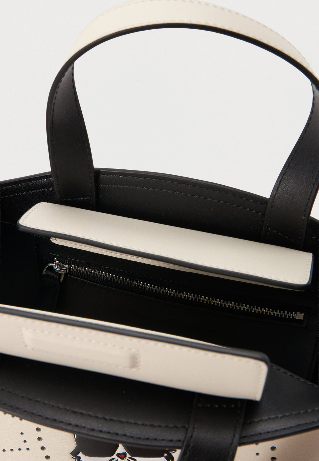IKON CIRCLE CHOUPETTE TOTE - Handbag - off white