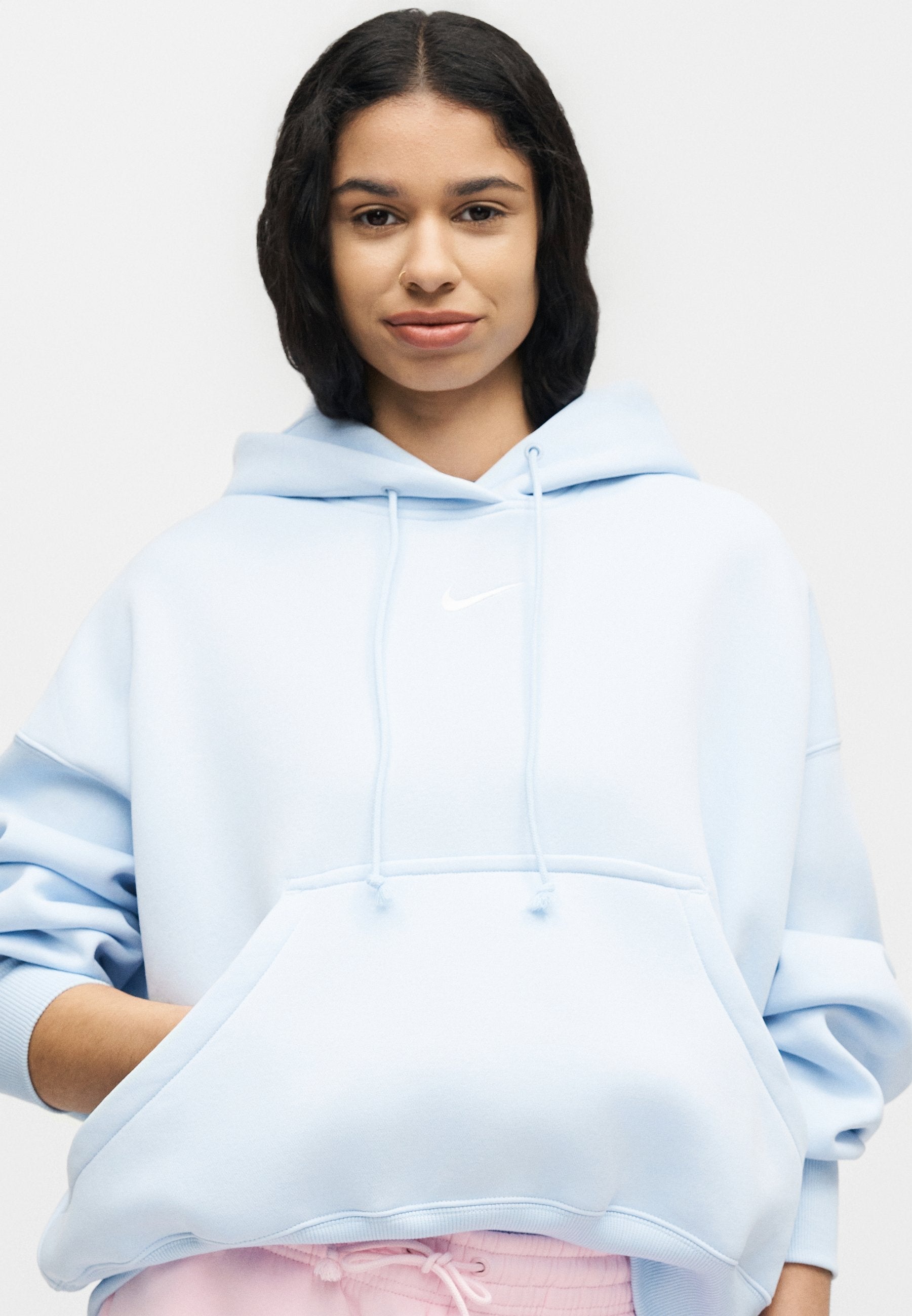 SWEAT À CAPUCHE - Sweat à capuche - bleu hydrogène voile