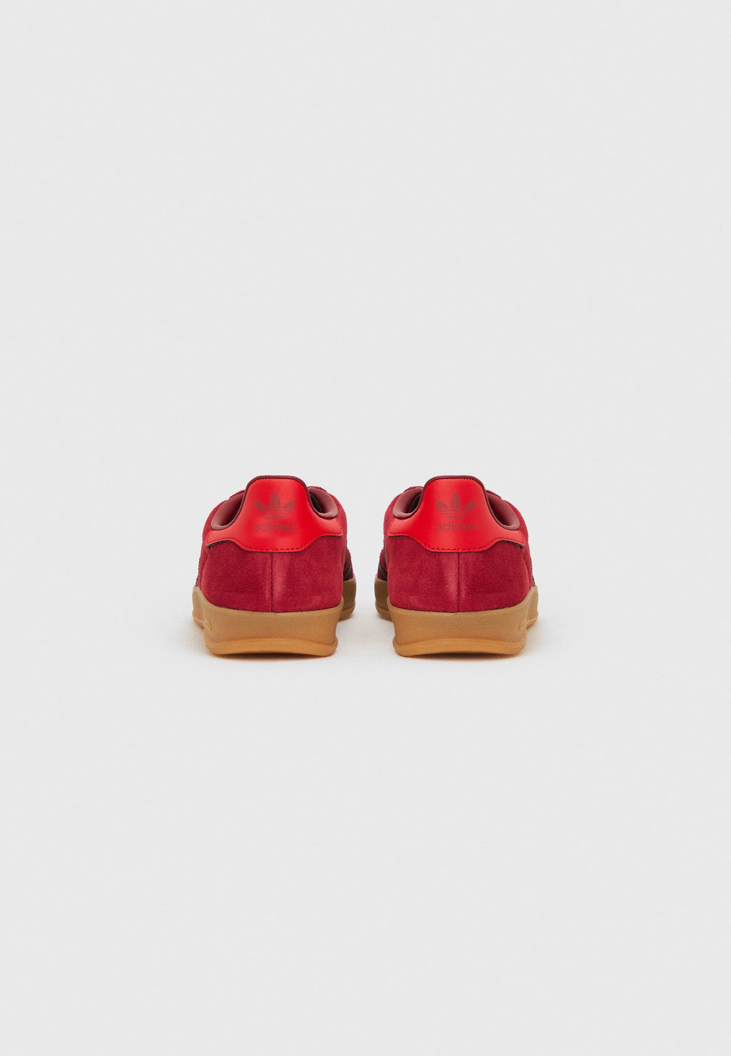 GAZELLE INDOOR J UNISEX - Spor ayakkabı - team victory red/aurora coffee/red