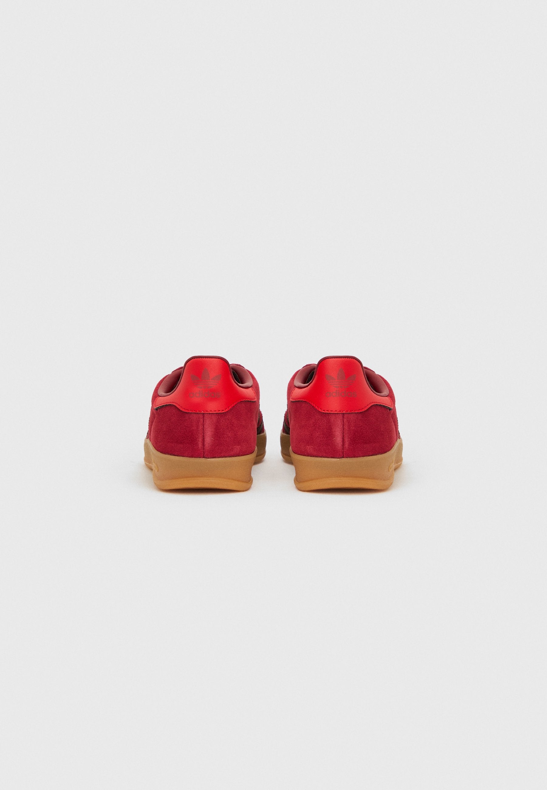 GAZELLE INDOOR J UNISEX - Spor ayakkabı - team victory red/aurora coffee/red