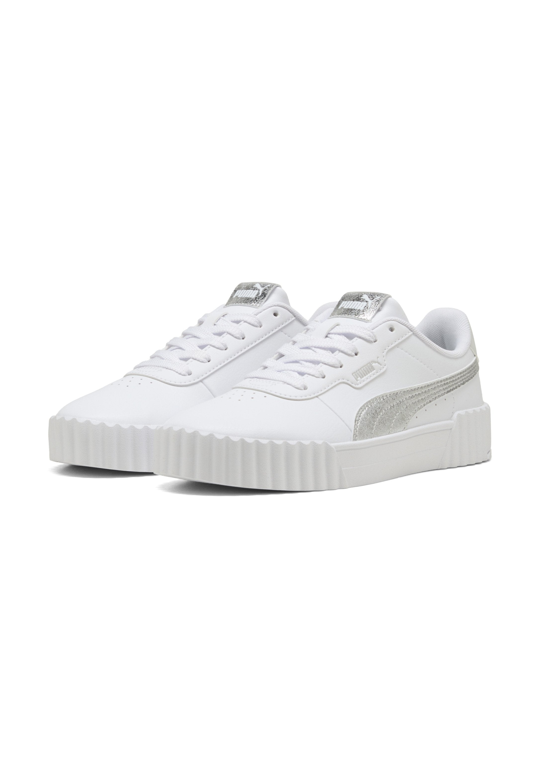 CARINA METALLIC WHISPER - Baskets basses - puma white/puma silver