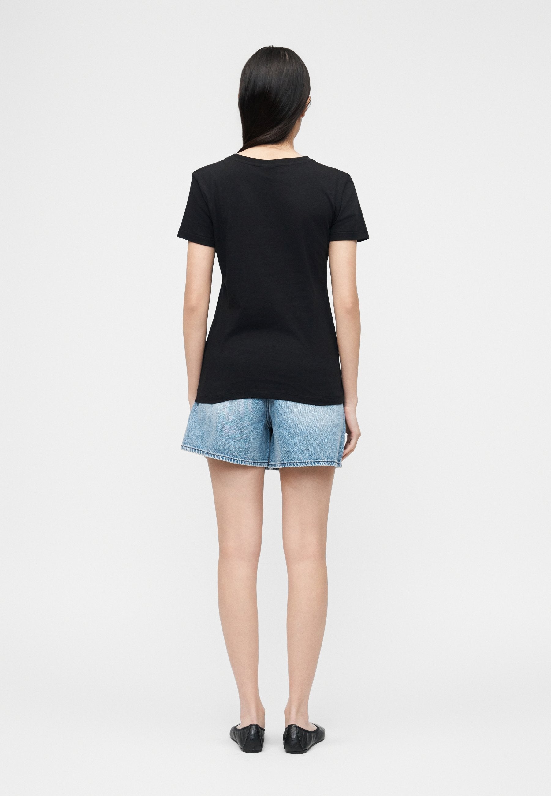 Print T-shirt - black