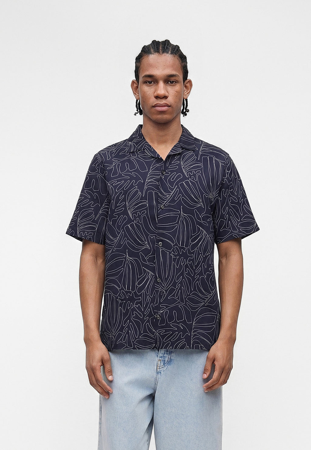 STANDARD RESORT COLLAR - Shirt - navy