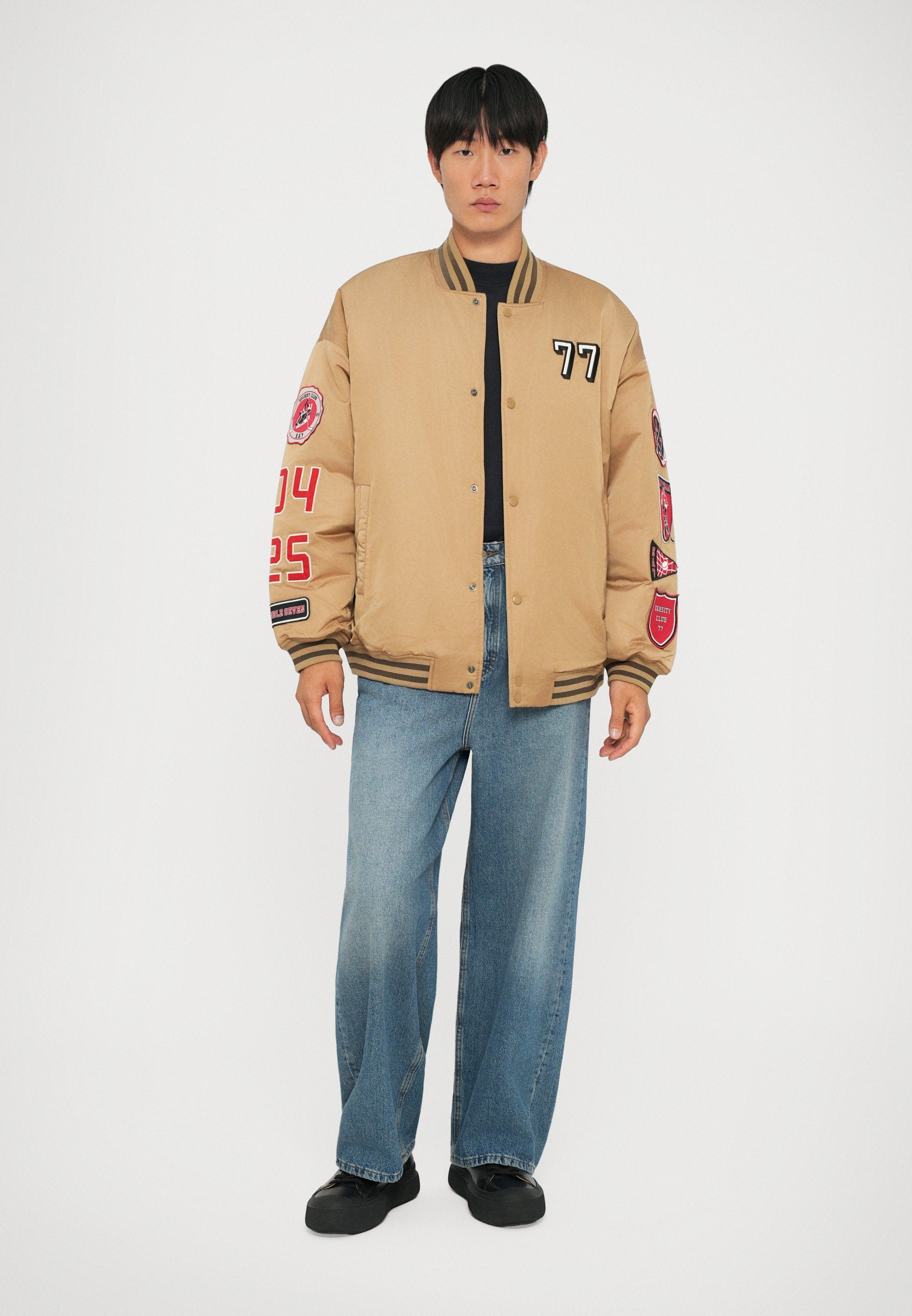 TRAIN GRAPHIC SERIES JACKET HOCKEY - Bomber Jacket - beige