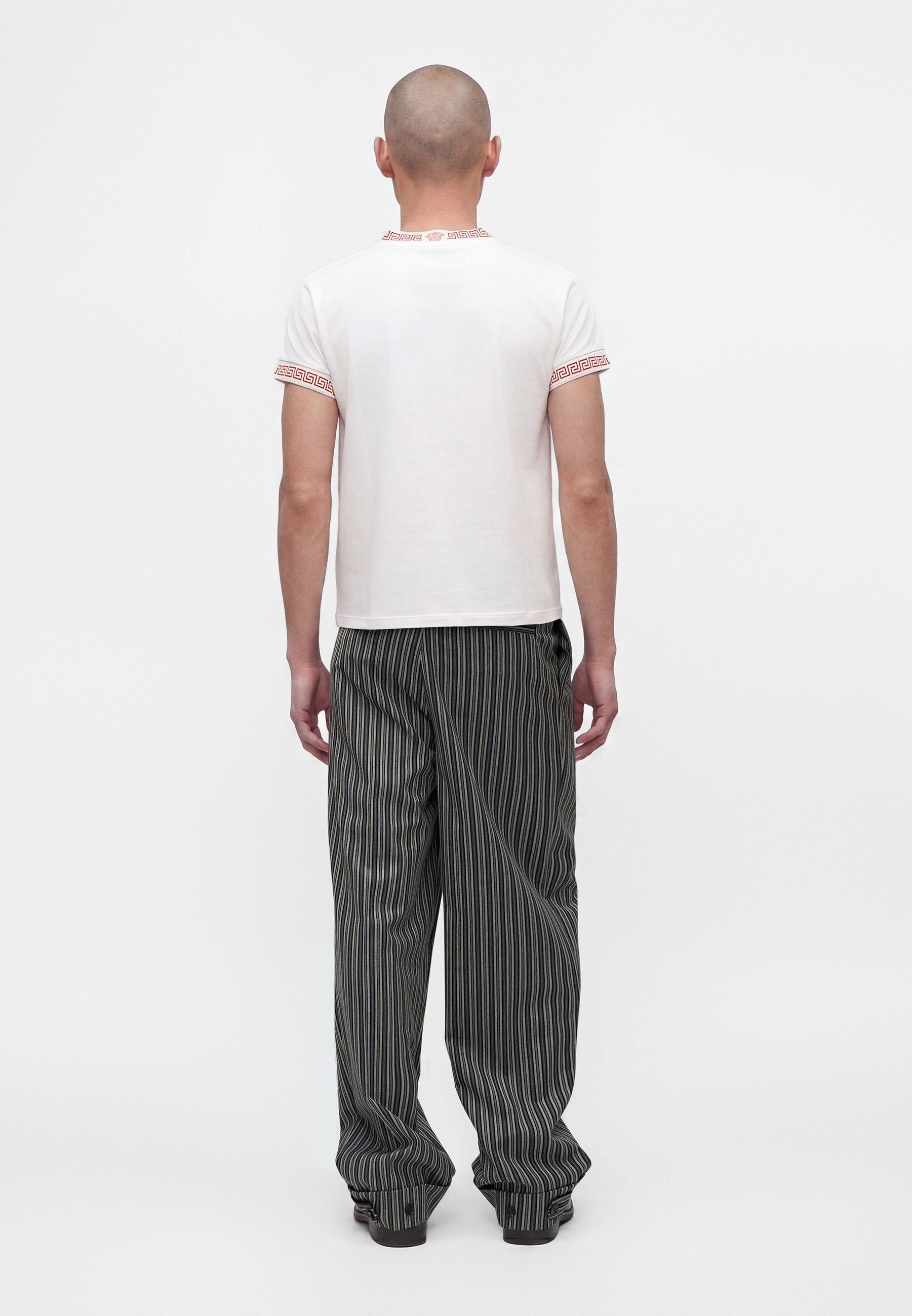 MEDUSA AND GRECA DETAILS - Basic T-shirt - optical white