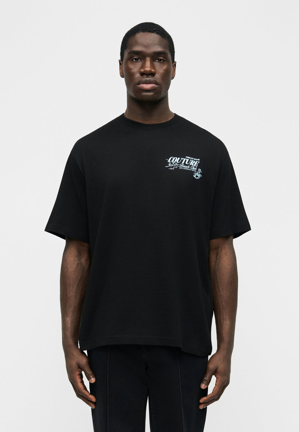 Print T-shirt - black
