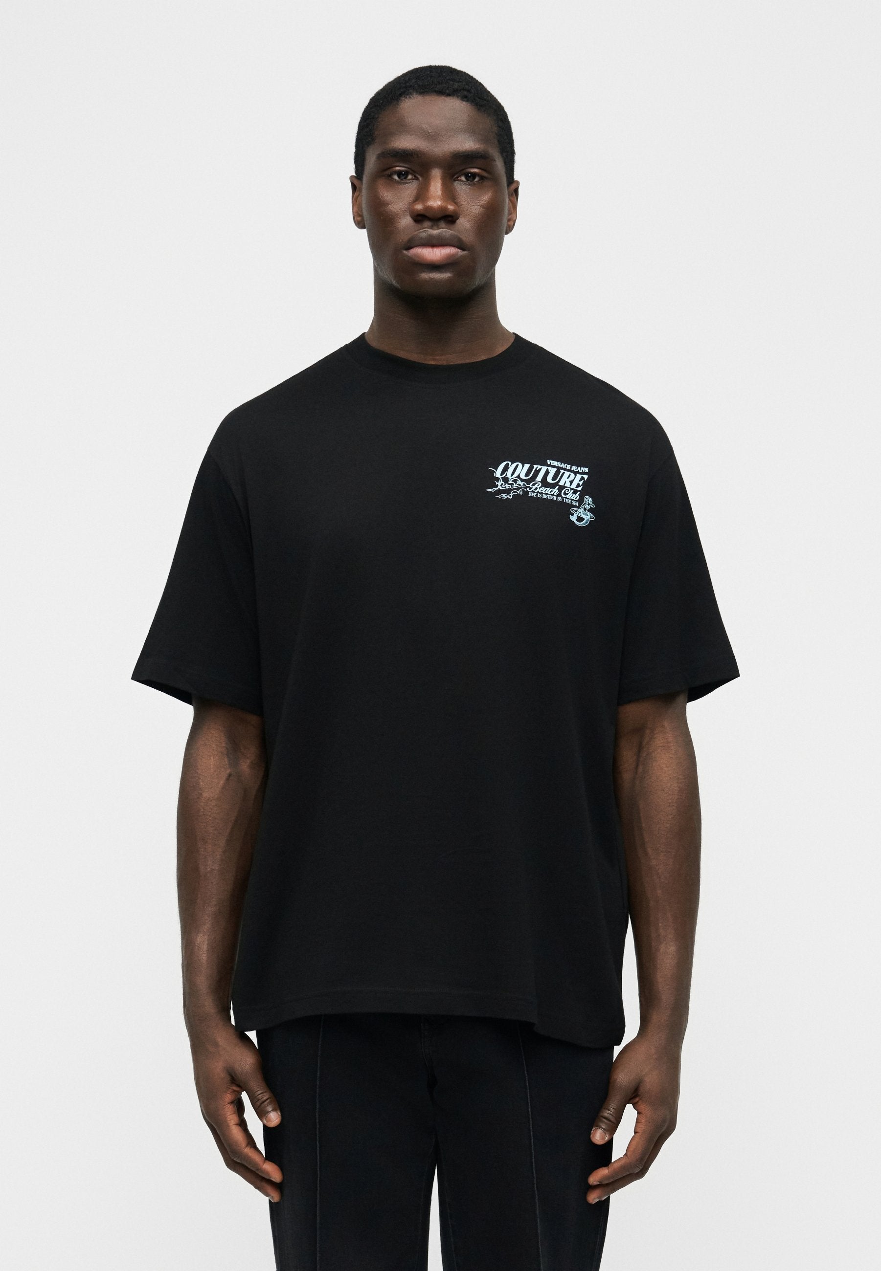 Print T-shirt - black