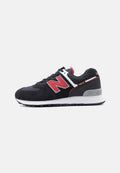 U574 UNISEX - Spor Ayakkabı - daha koyu lacivert nb beyaz