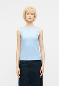 BOAT NECK TANK - Top - light blue