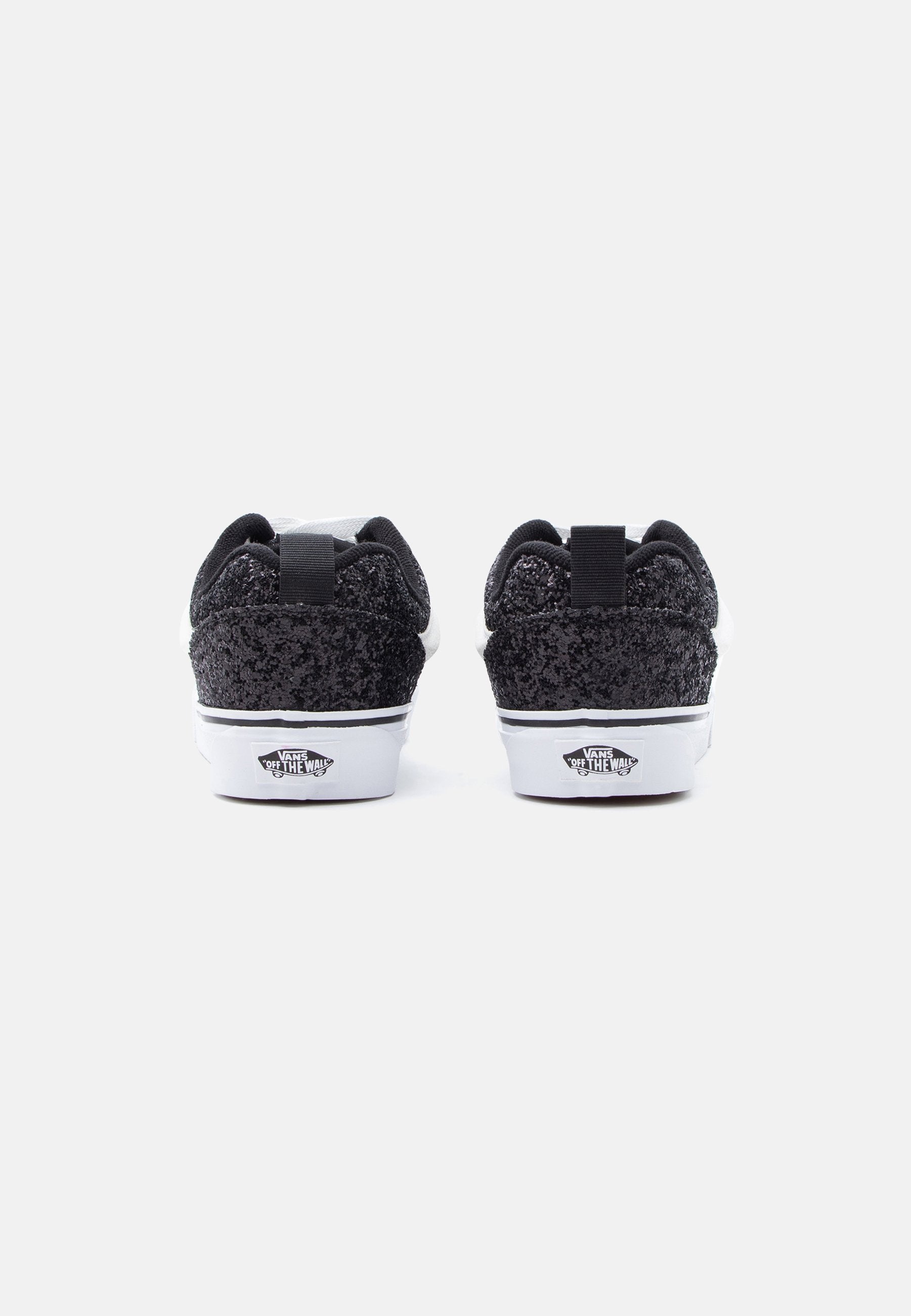 KNU SKOOL - Trainers - glitter black/white