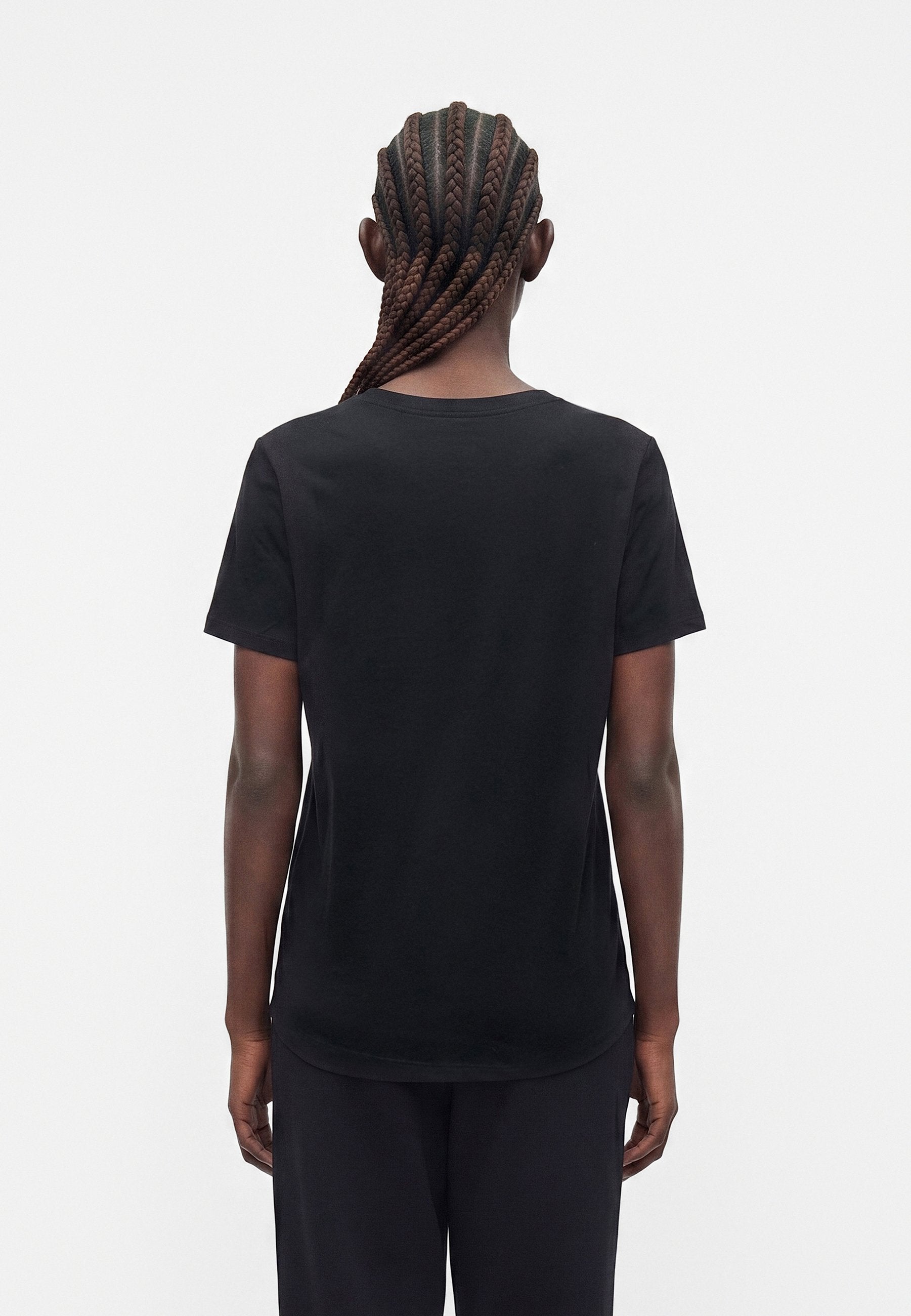 CLUB TEE - T-shirt imprimé - noir/blanc