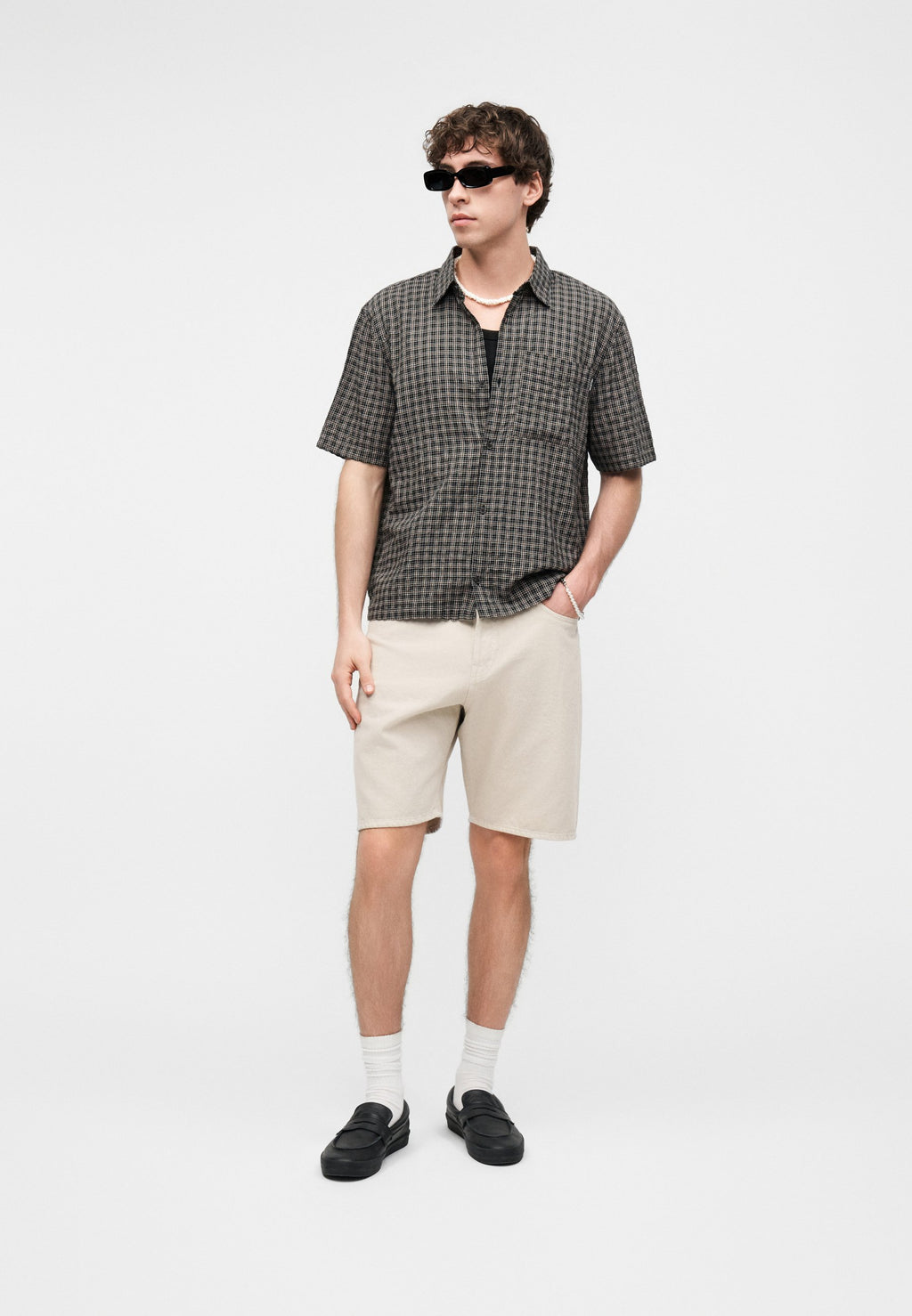 JJITONY JJORIGINAL - Denim shorts - moonbeam
