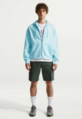 LOGO - Zip-up sweatshirt - glacier blue/white