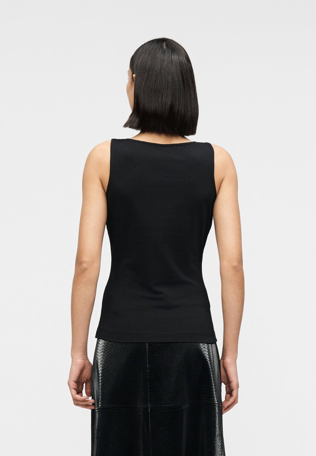SL ALLOVER TANK - Top - jet black