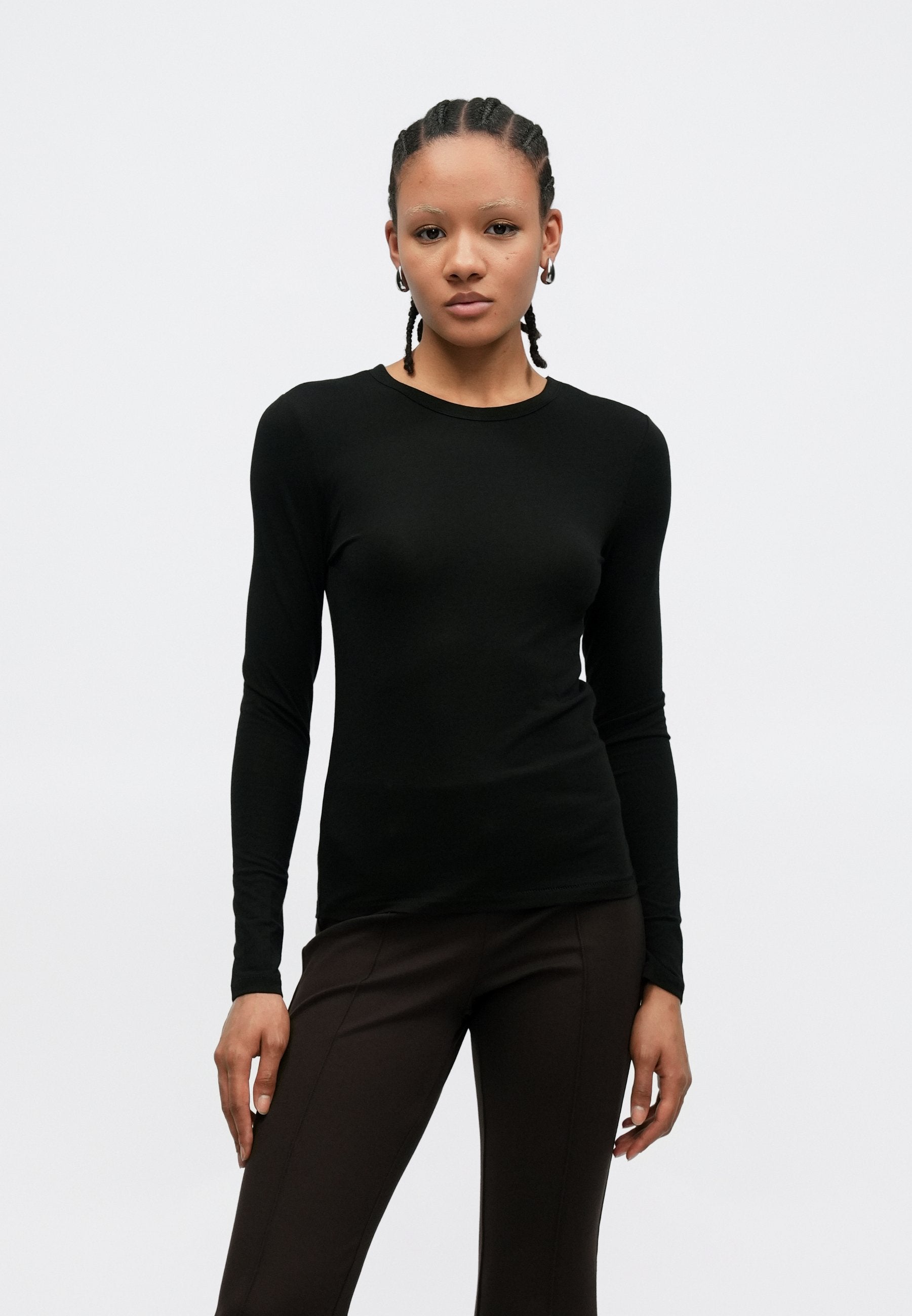 PONTE BOOT PANT - Trousers - terra brown
