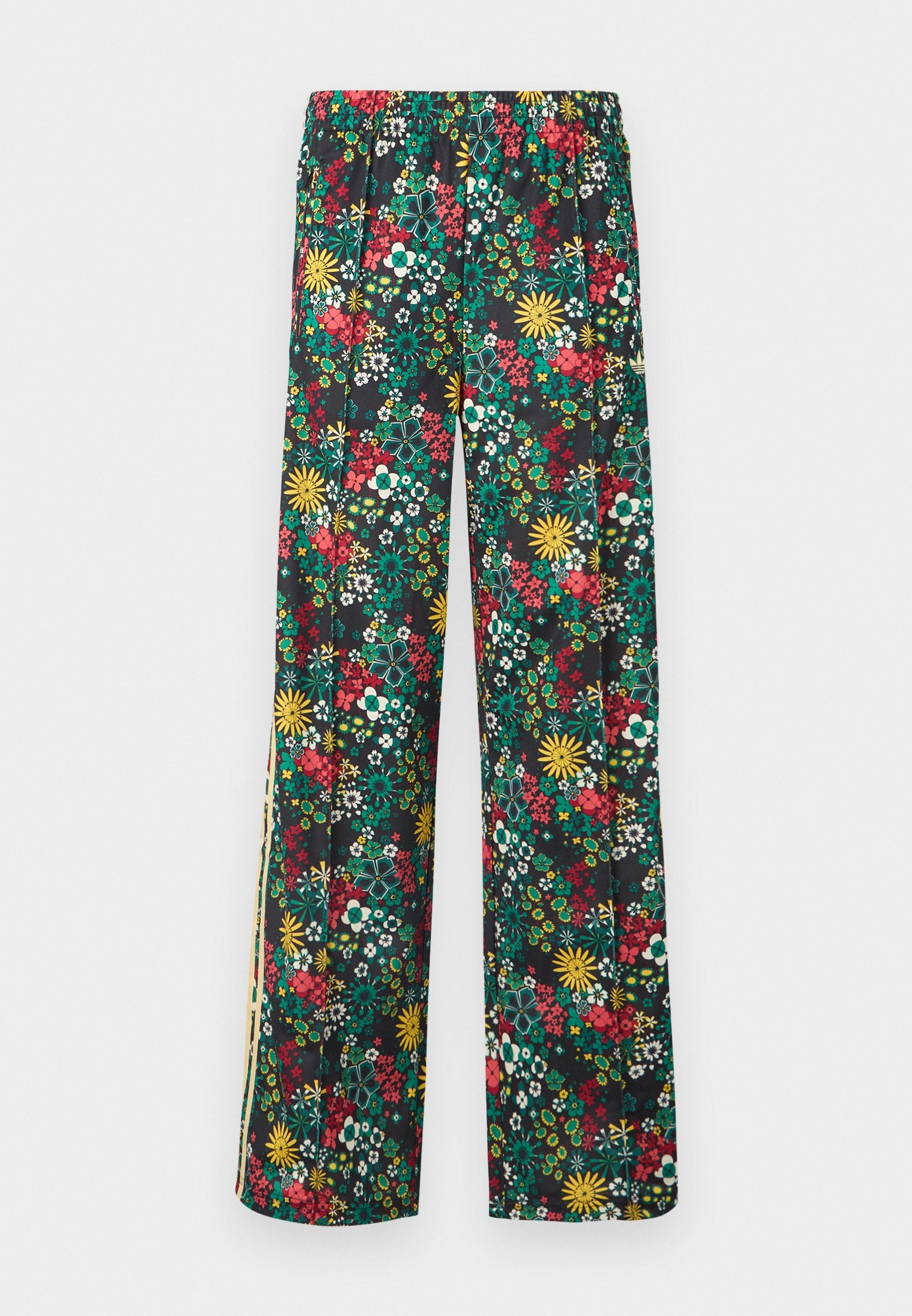 FIREBIRD LOOSE LIBERTY - Tracksuit bottoms - black/bold green/collegiate green/yellow