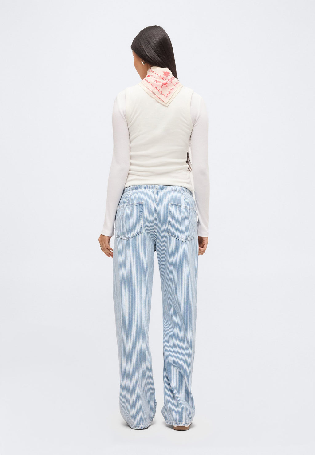 EASY 90S STRIPE - Loose Jeans - blue