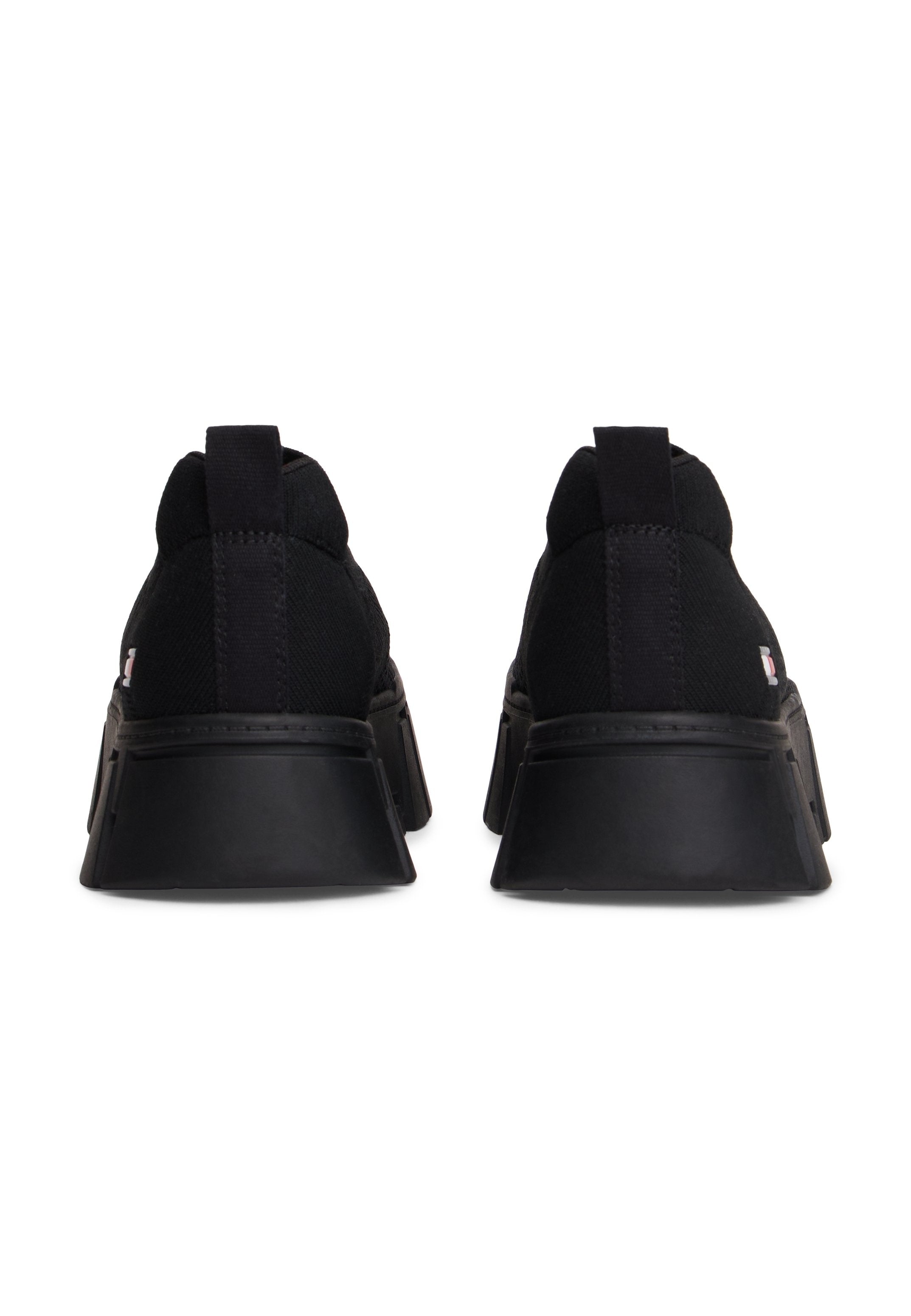 CHUNKY CLEAT KNIT TRAINERS - أحذية رياضية - أسود