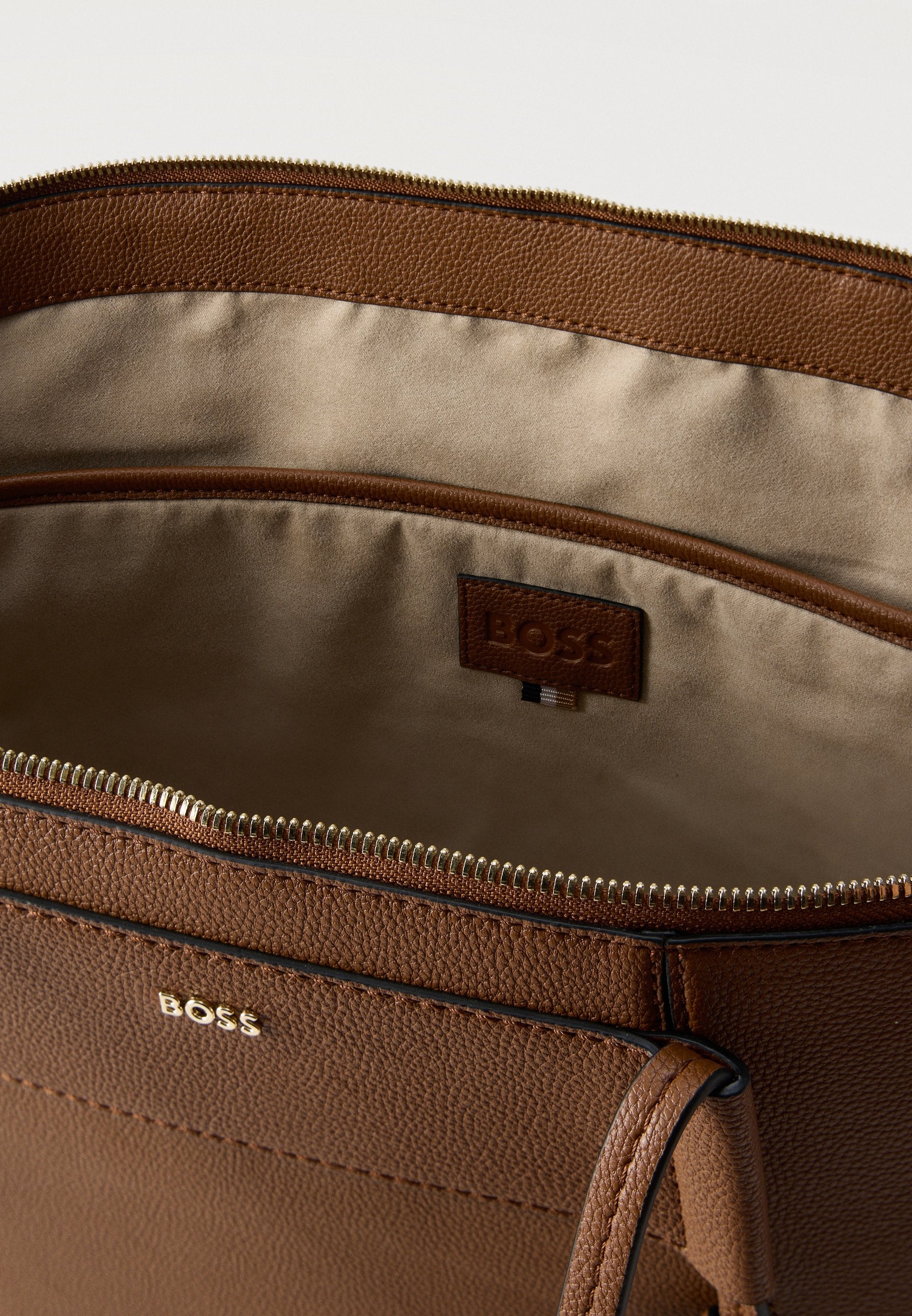 SALLEY - Tote bag - medium brown