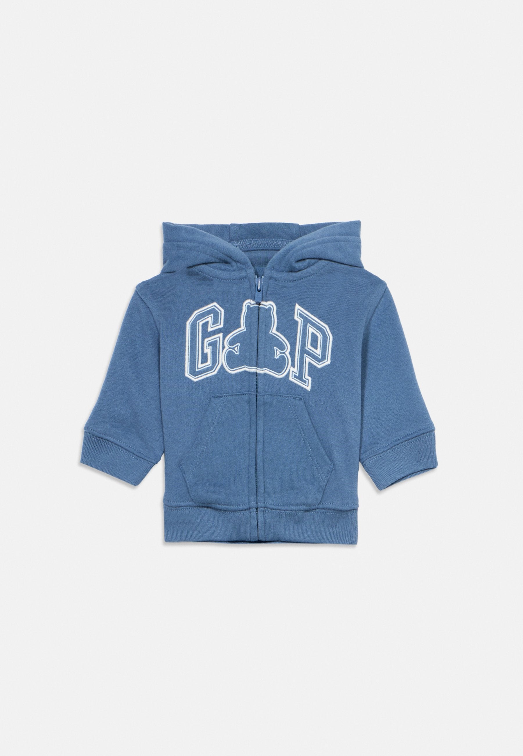 LOGO UNISEX - Zip-up sweatshirt - bainbridge blue
