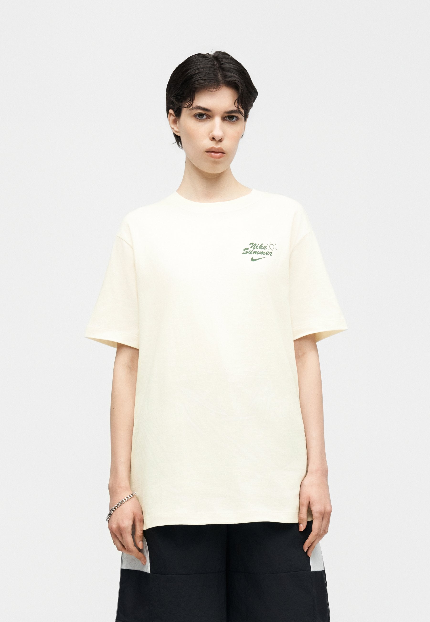 Basic T-shirt - pale ivory