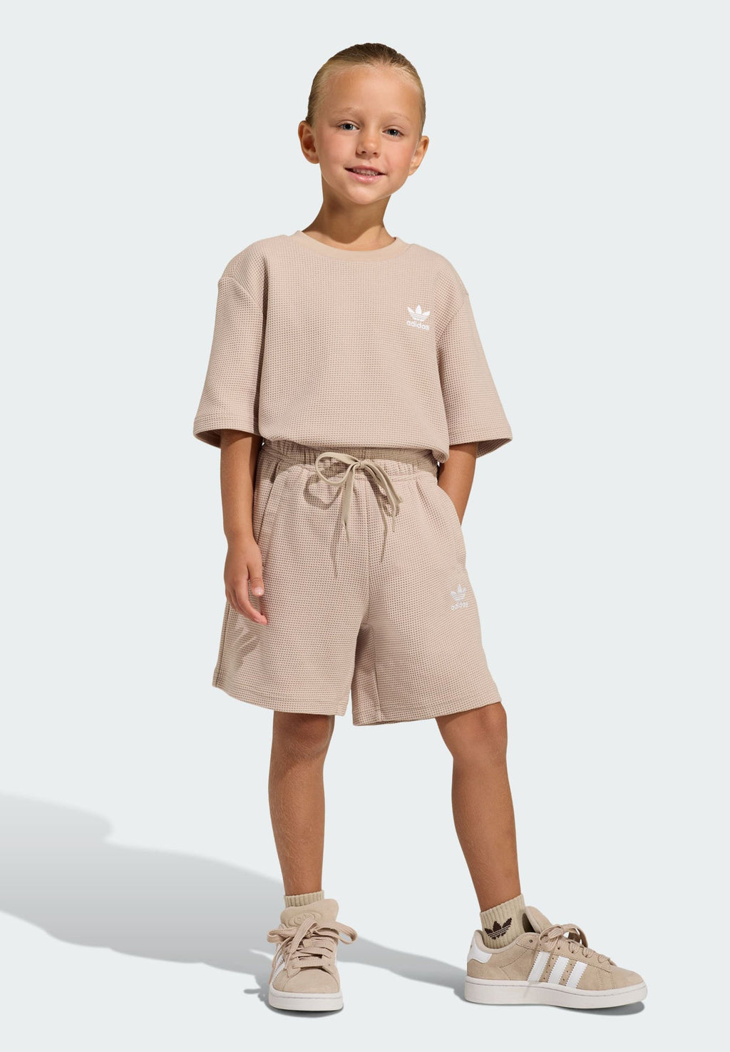 BOL KESİM ÇOCUK UNISEX TAKIM - Basic Tişört - taş haki