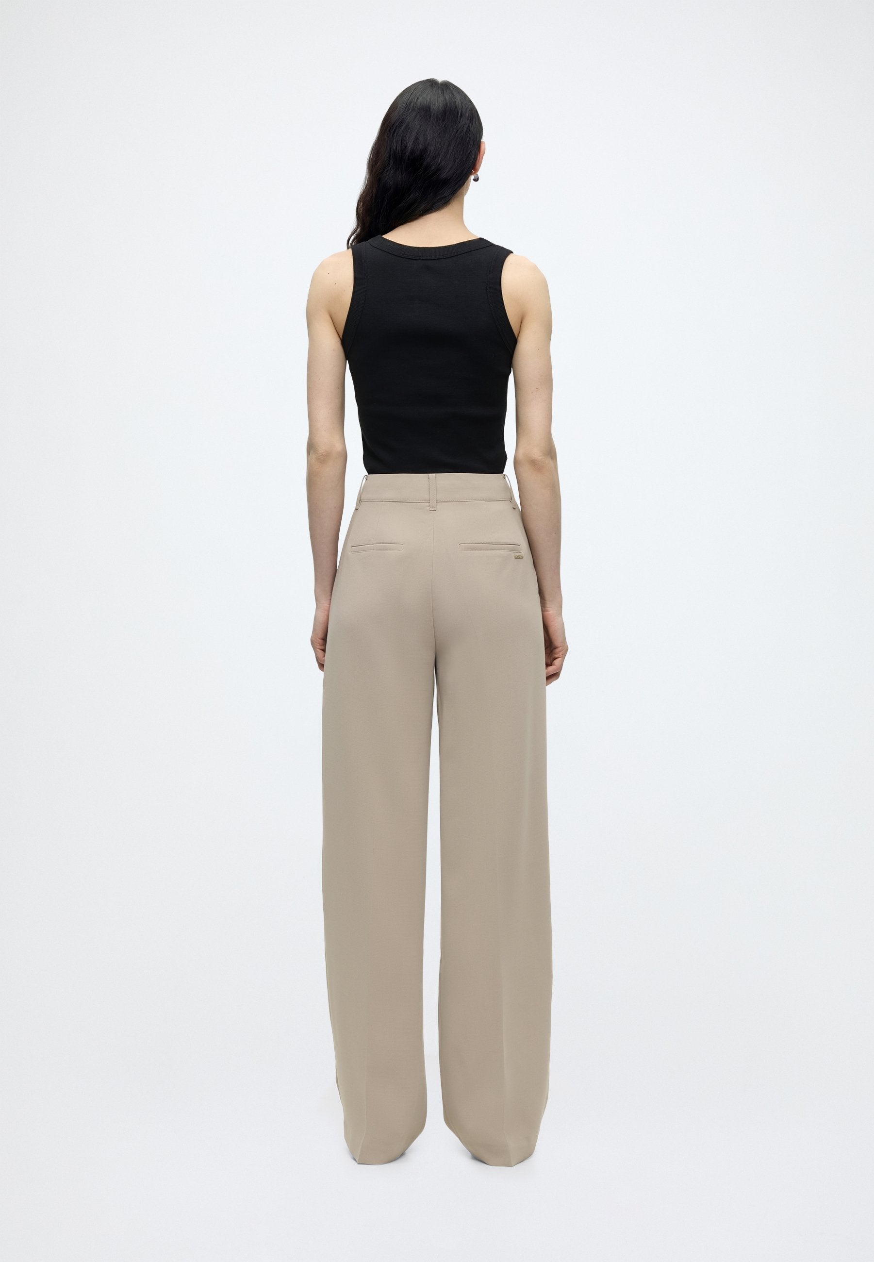 THEOLINE PERFECT PANT - Trousers - silk taupe