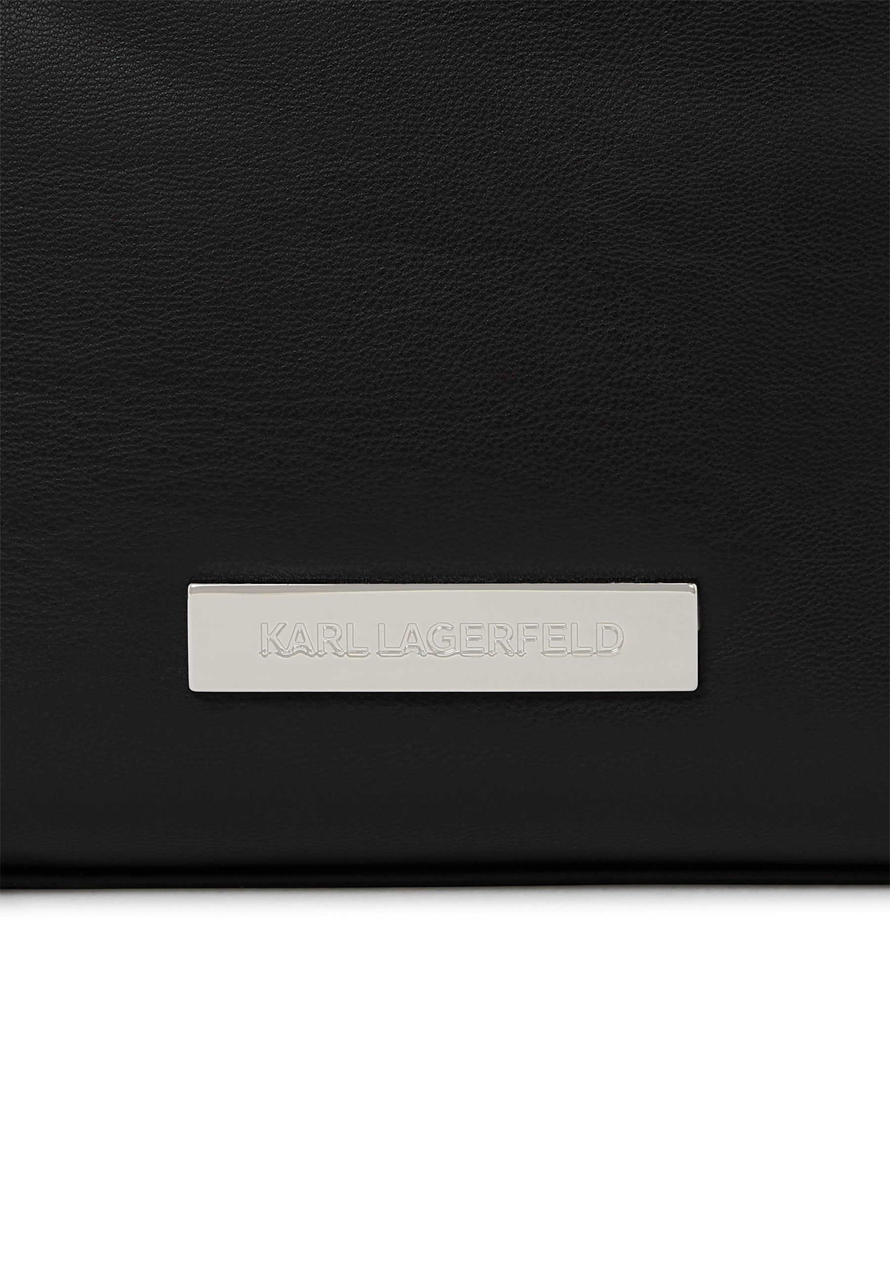 IKON SMOOTH OUTLINE BUCKET - Handbag - black