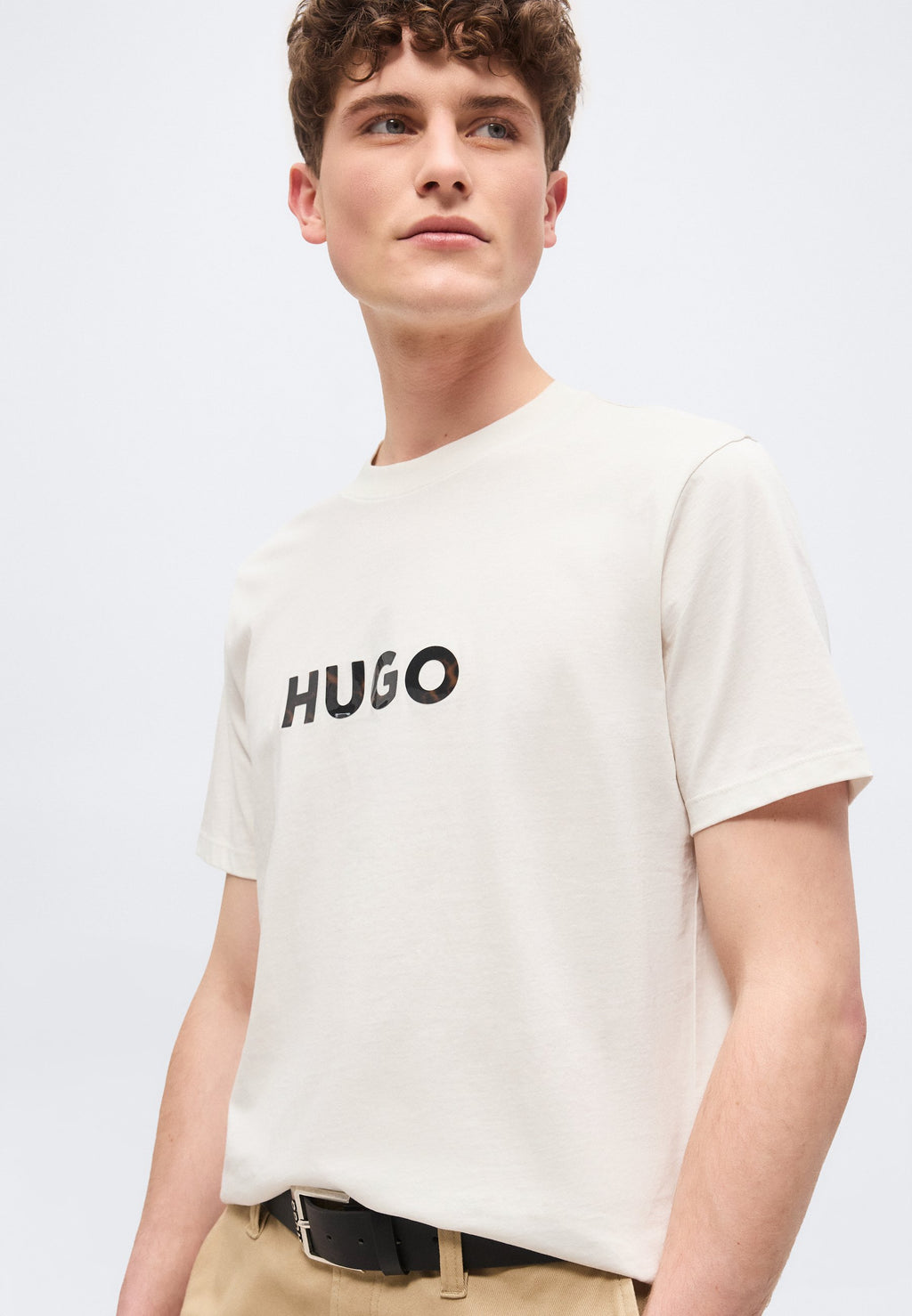 DUMEO - Print T-shirt - natural