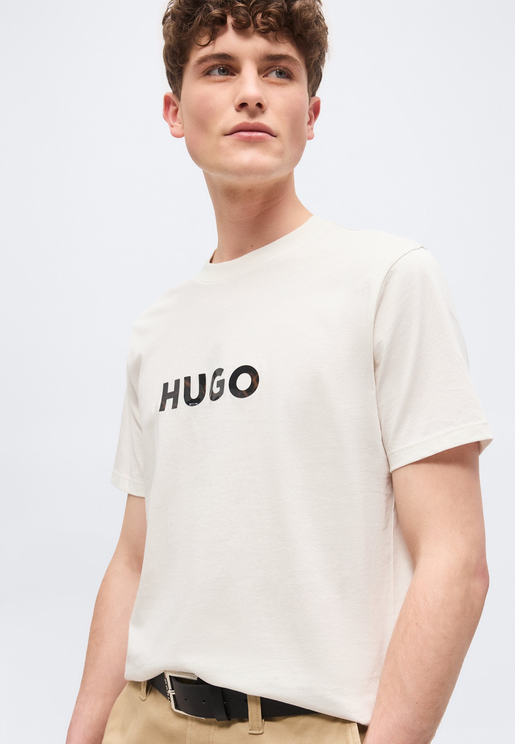 DUMEO - Print T-shirt - natural