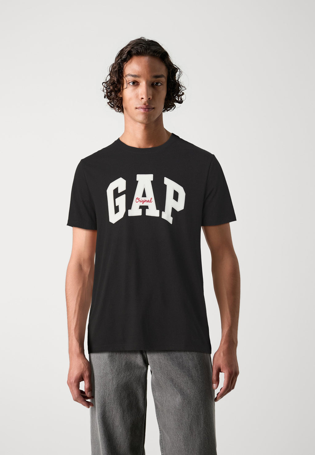 EVERYDAY SOFT ORIGINAL ARCH - Print T-shirt - true black